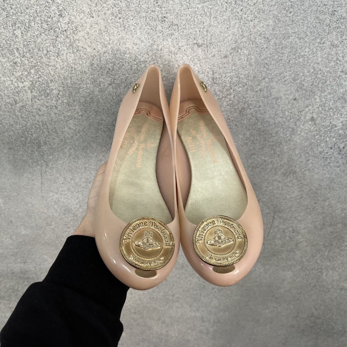 Vivienne Westwood Vivienne Westwood Melisa Anglomania Balet Orb Flats Size US 7 / IT 37 - 3 Thumbnail