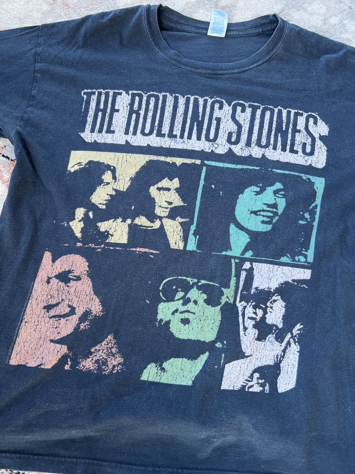 The Rolling Stones The Rolling Stones Vintage Tee Size US XL / EU 56 / 4 - 2 Thumbnail