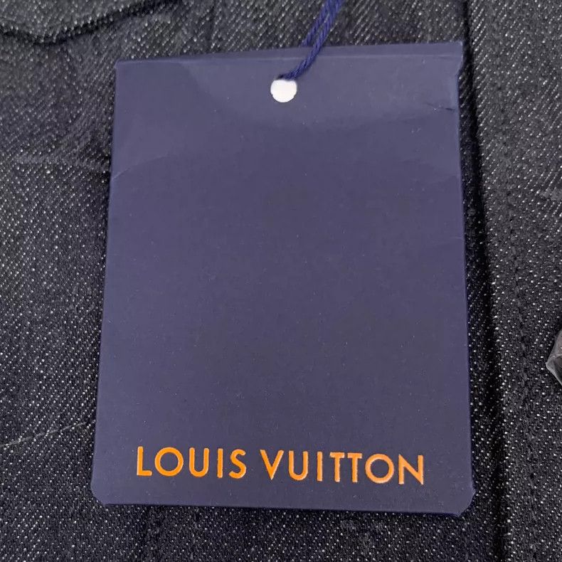 Louis Vuitton Louis Vuitton Grey and black presbyopic full print denim j Size US M / EU 48-50 / 2 - 7 Thumbnail