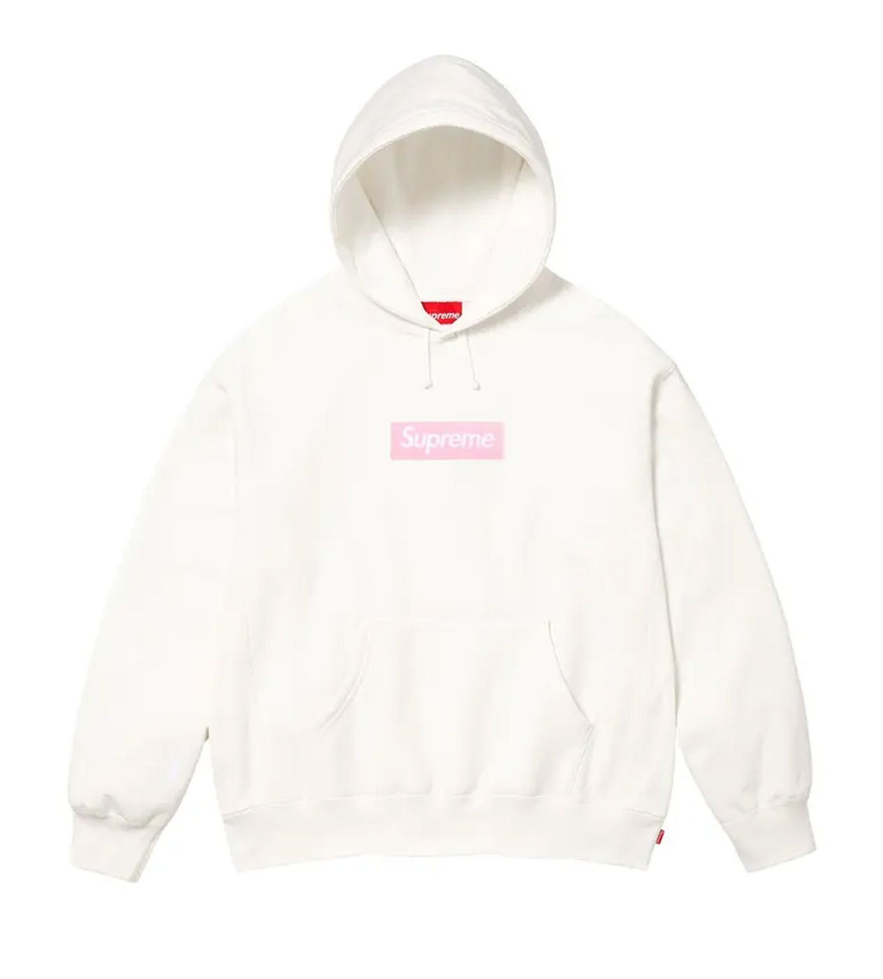 Supreme Box Logo Hoodie White/Pink Size US S / EU 44-46 / 1 - 1 Preview