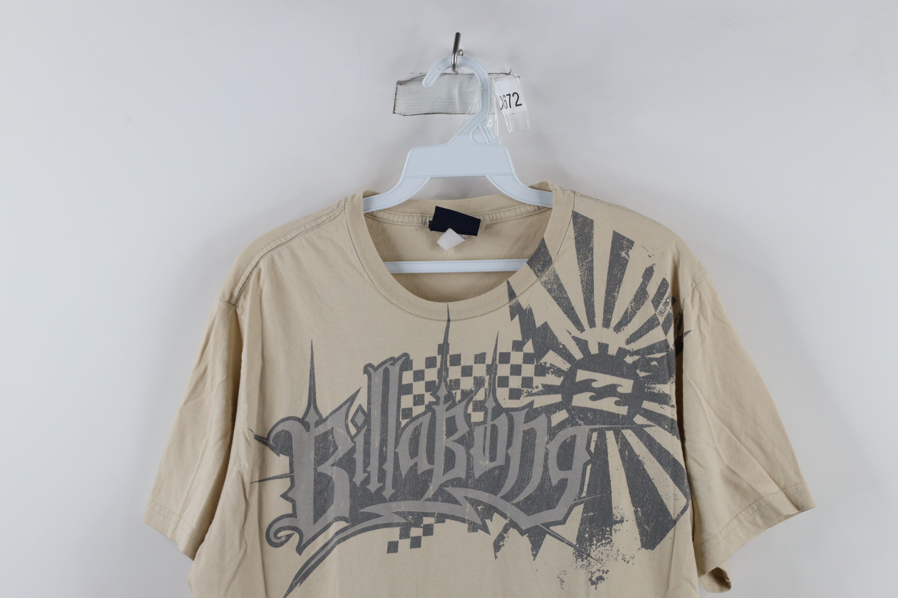 Billabong Vintage Billabong Surfing Spell Out Tribal Sun T-Shirt Beige Size US L / EU 52-54 / 3 - 2 Thumbnail