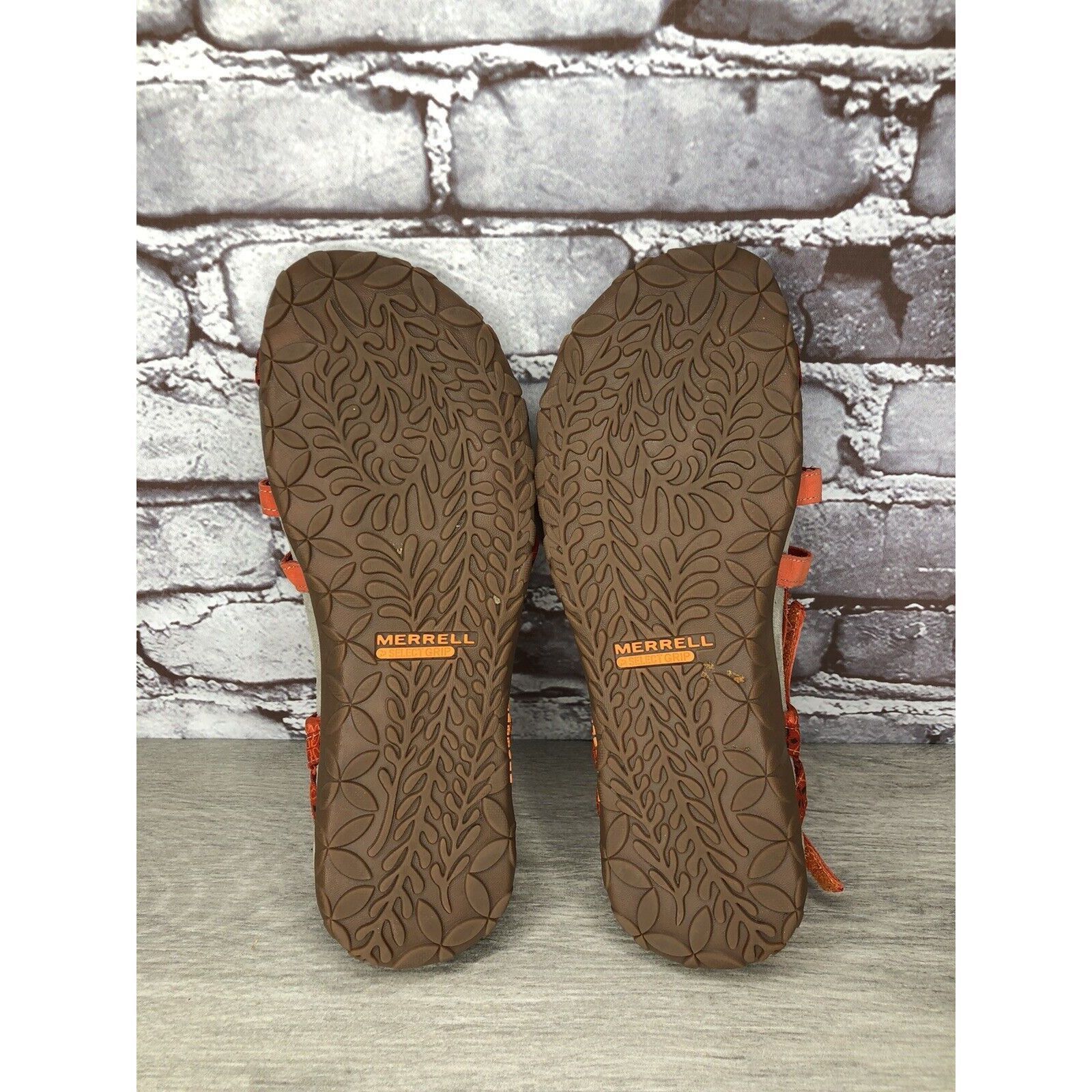 Merrell Merrell Terran Lattice Orange Strappy Hook & Loop Sandals Wo Size US 10 / IT 40 - 12 Thumbnail