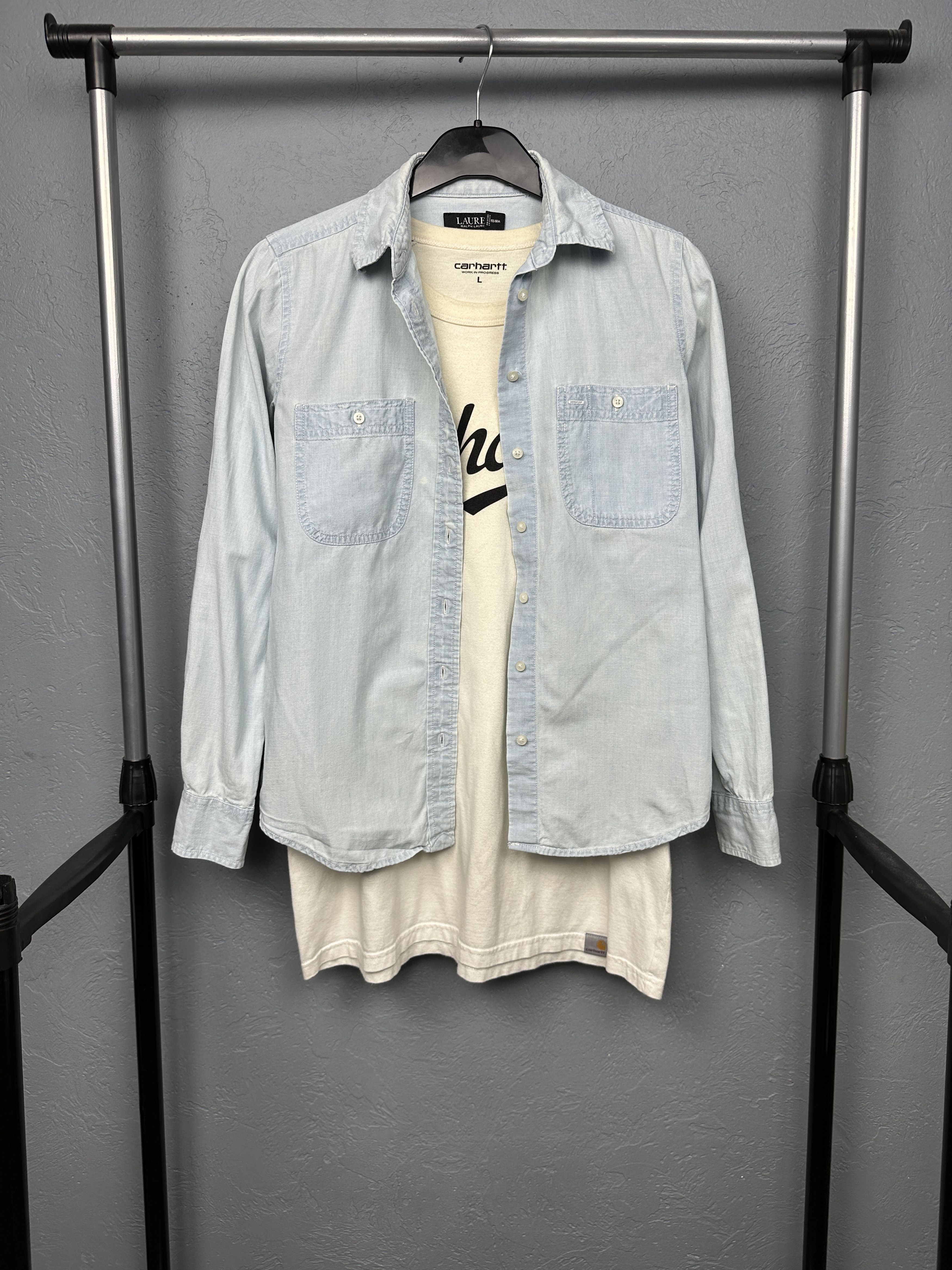 Polo Ralph Lauren Polo Ralph Lauren Black Label Womens Denim Shirt Size XS / US 0-2 / IT 36-38 - 1 Thumbnail