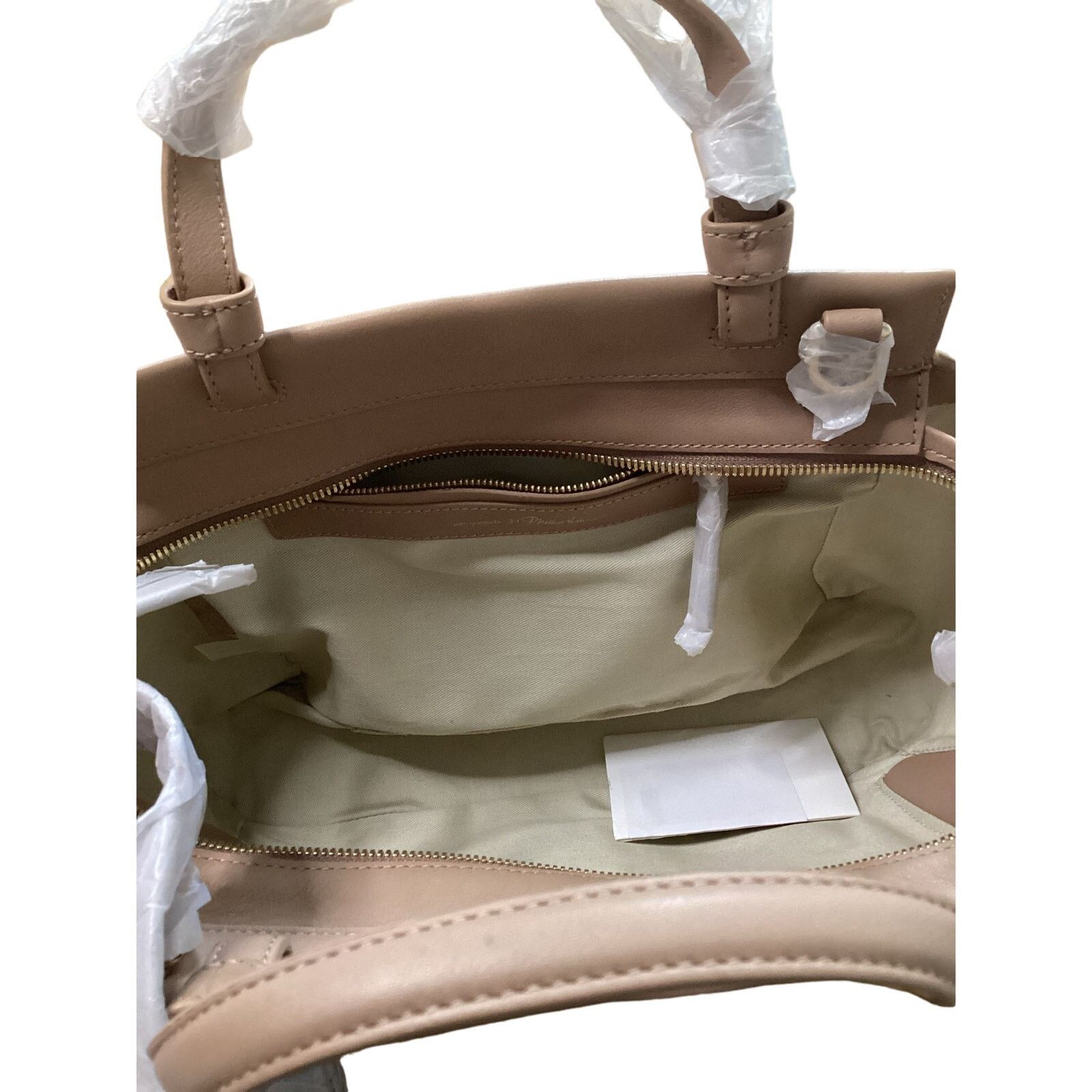 3.1 Phillip Lim NWT 3.1 Phillip Lim Small Pashli Satchel Praline Tan Size ONE SIZE - 8 Thumbnail