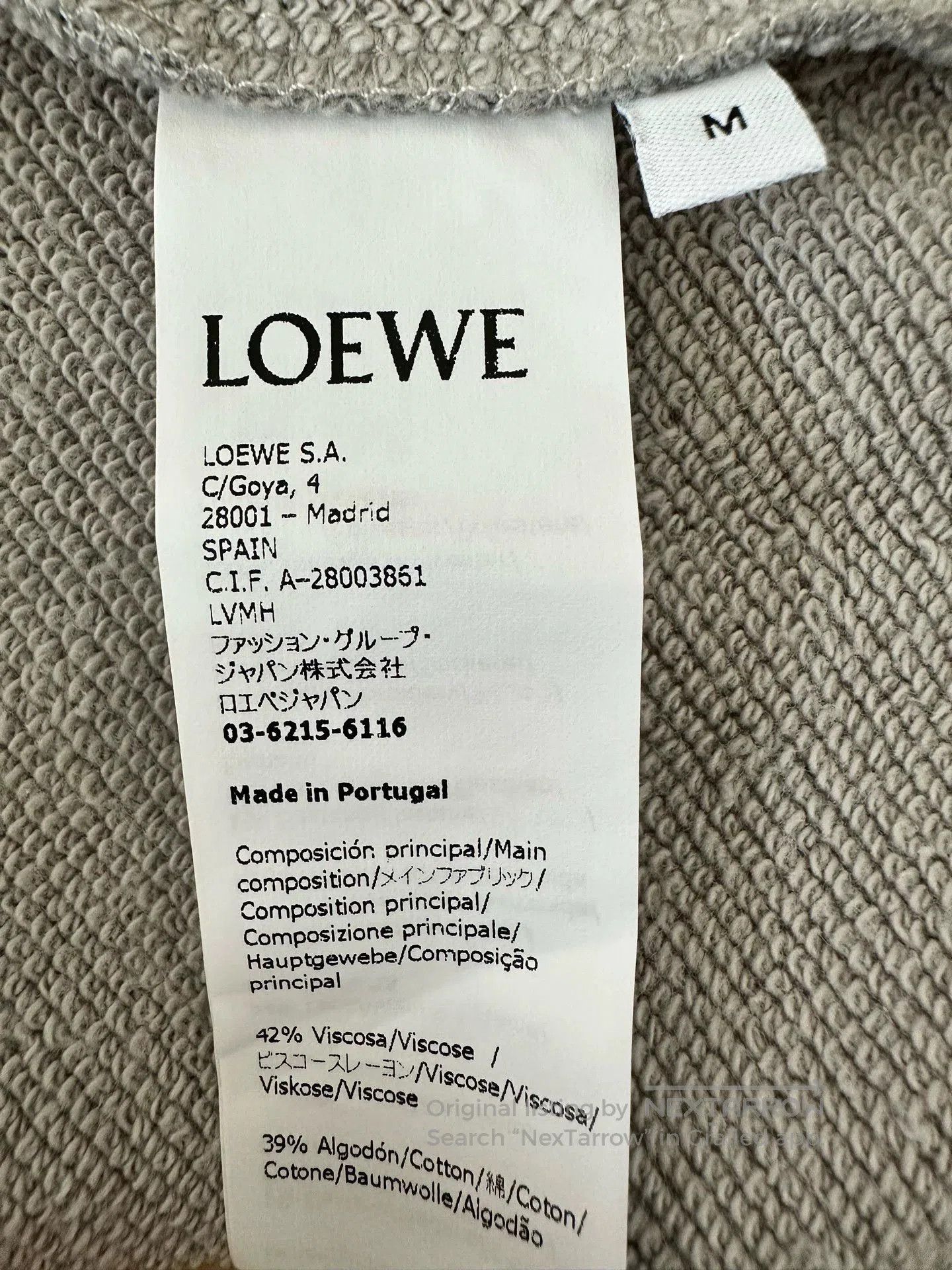 Loewe LOEWE FW21 Embroidered Crewneck Sweatshirt. Size US M / EU 48-50 / 2 - 6 Thumbnail