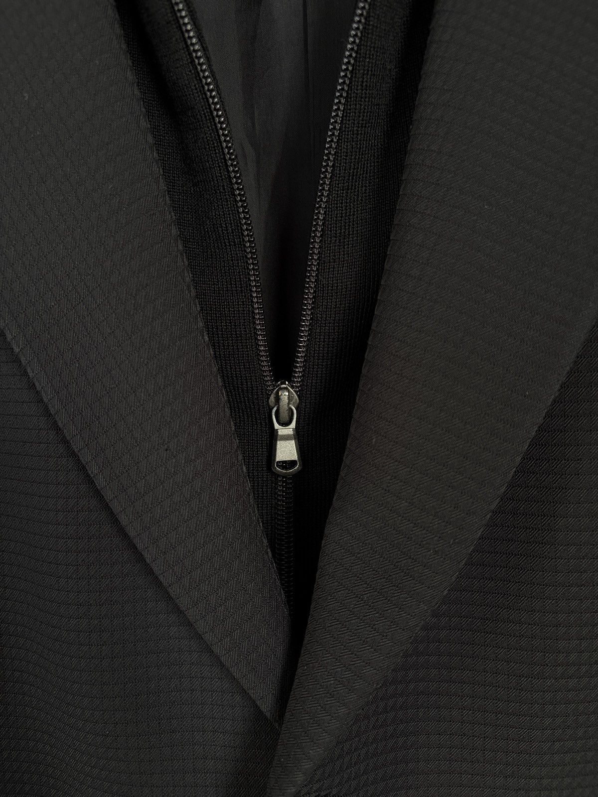 Emporio Armani Emporio Armani Brad Line Wool Blazer With Sweater Collar Size US M / EU 48-50 / 2 - 8 Thumbnail