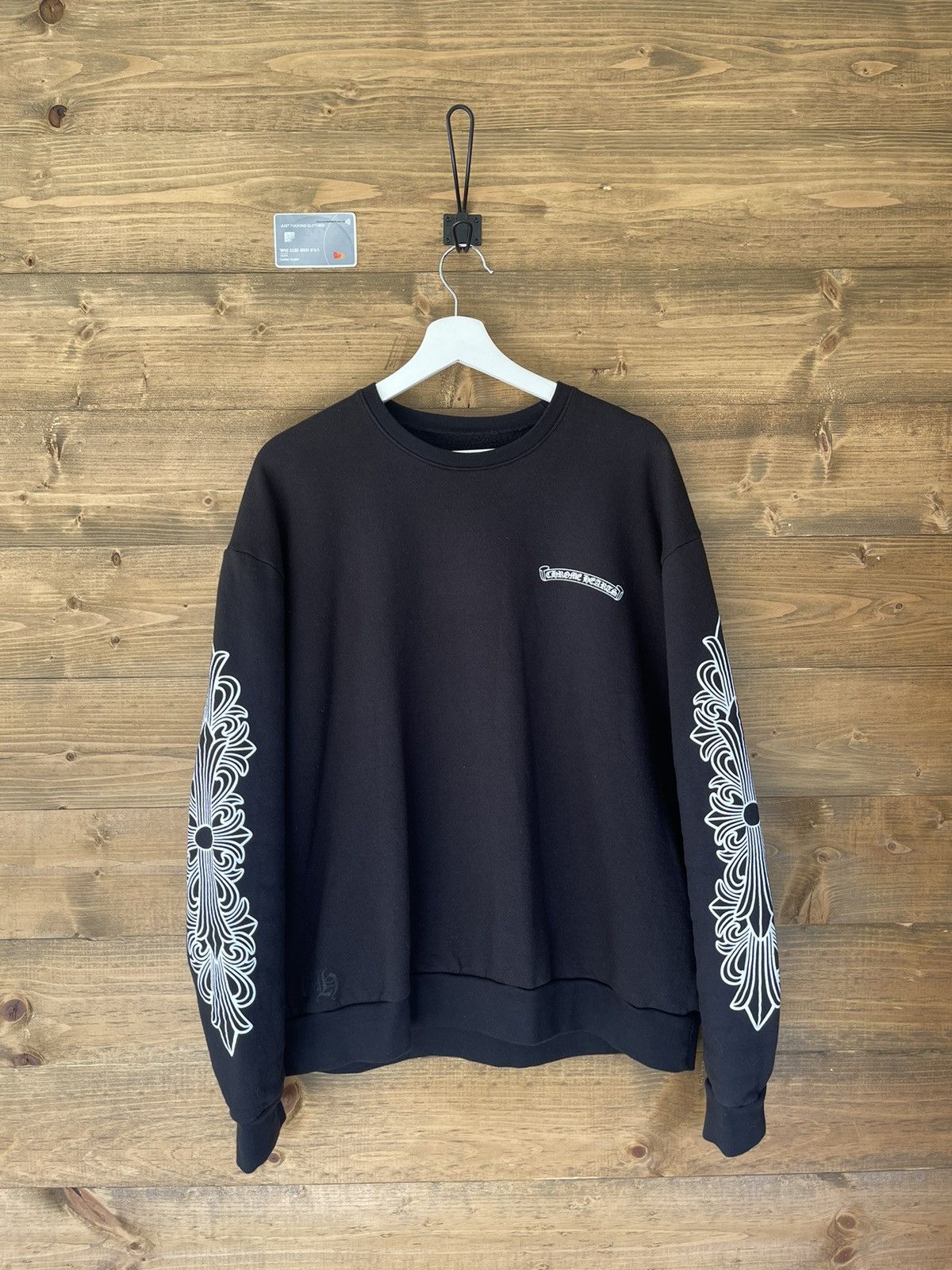 Chrome Hearts CHROME HEARTS EYE CHART DAGGER CREWNECK | Grailed