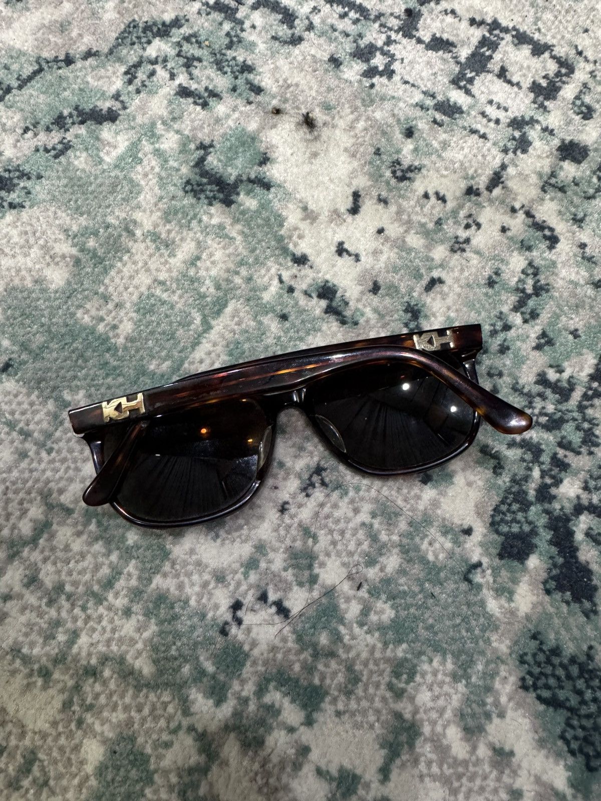 Katharine Hamnett London VINTAGE KATHARINE HAMNETT 61-5571 TORTOISESHELL SUNGLASSES Size ONE SIZE - 4 Thumbnail