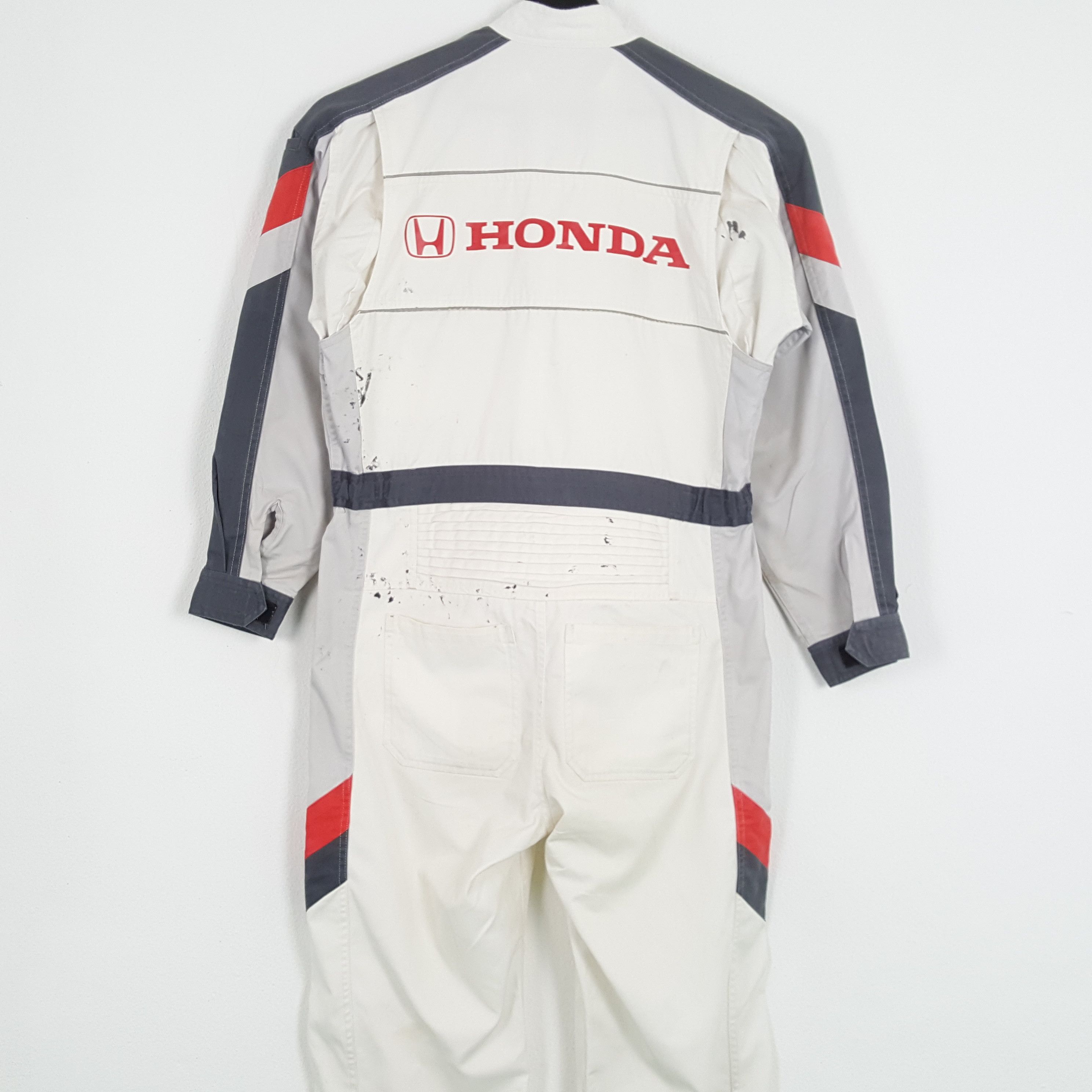 Honda × Vintage HONDA Japanese Motorsports Racing Style Coverall Jacket Size US M / EU 48-50 / 2 - 2 Thumbnail