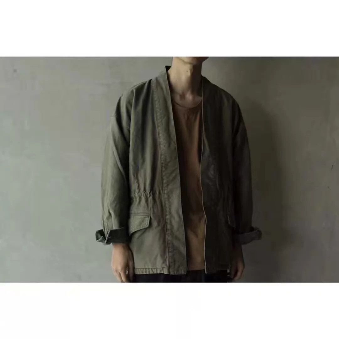 Visvim visvim 19AW Sanjuro Benny JKT Olive2 Military Robe Size US M / EU 48-50 / 2 - 9 Thumbnail