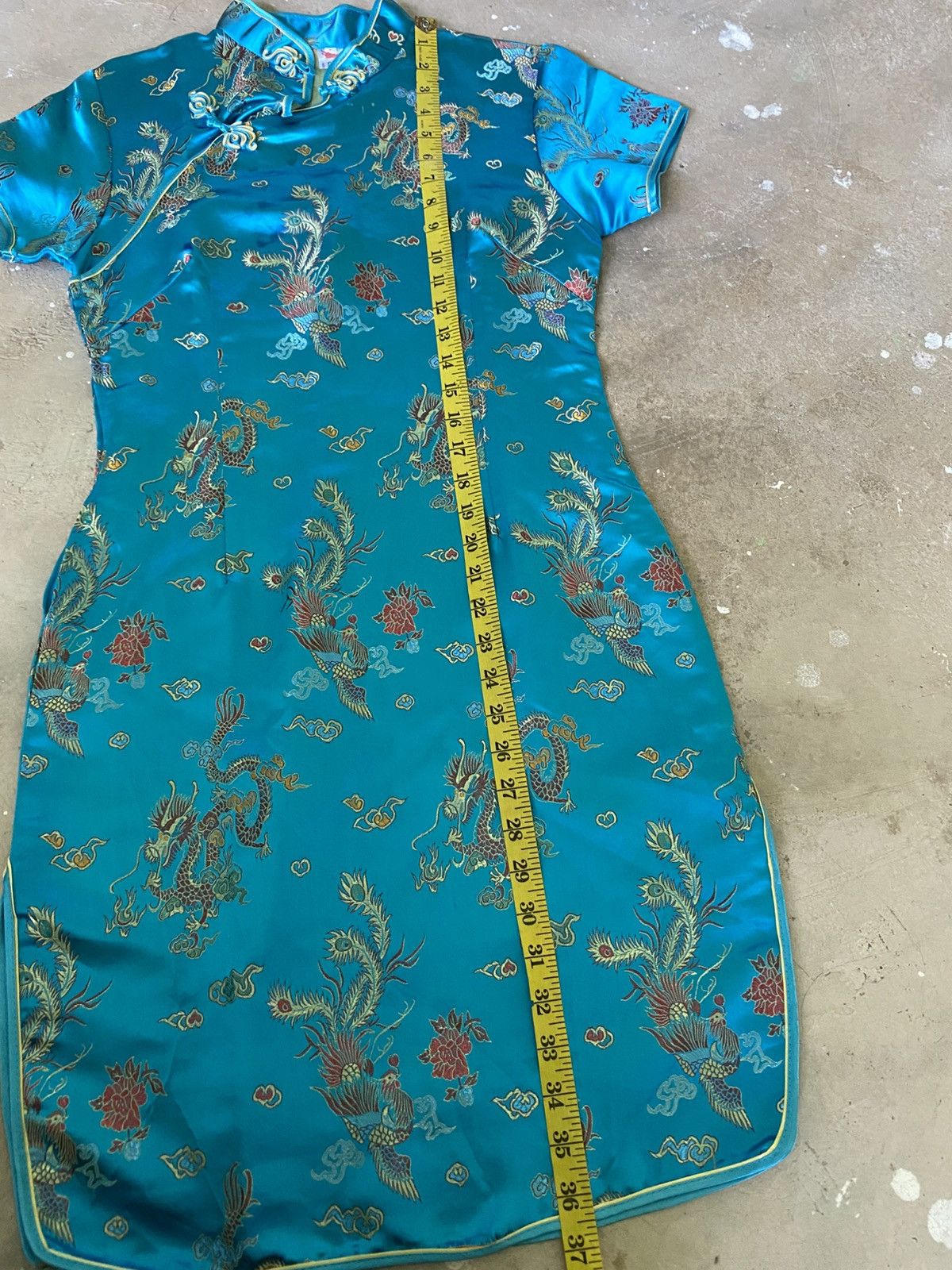 Chinese Laundry Vintage Chinese Cheongsam Silk Dress Size S / US 4 / IT 40 - 16 Thumbnail