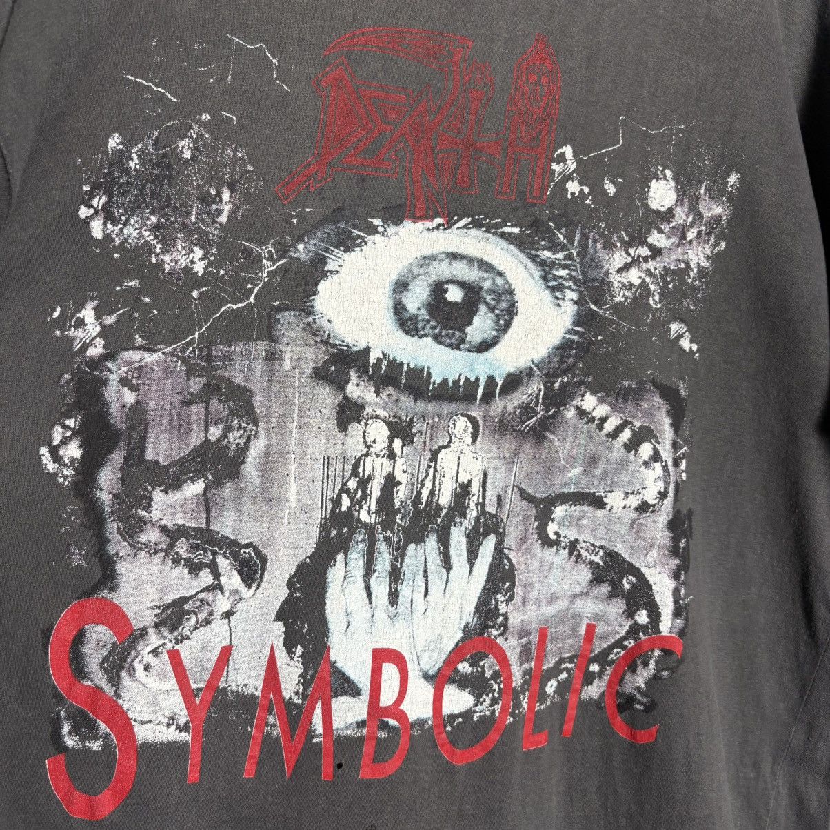 Band Tees Rare Vintage 90s Death Symbolic T-Shirt / Death Metal Size US XL / EU 56 / 4 - 4 Thumbnail