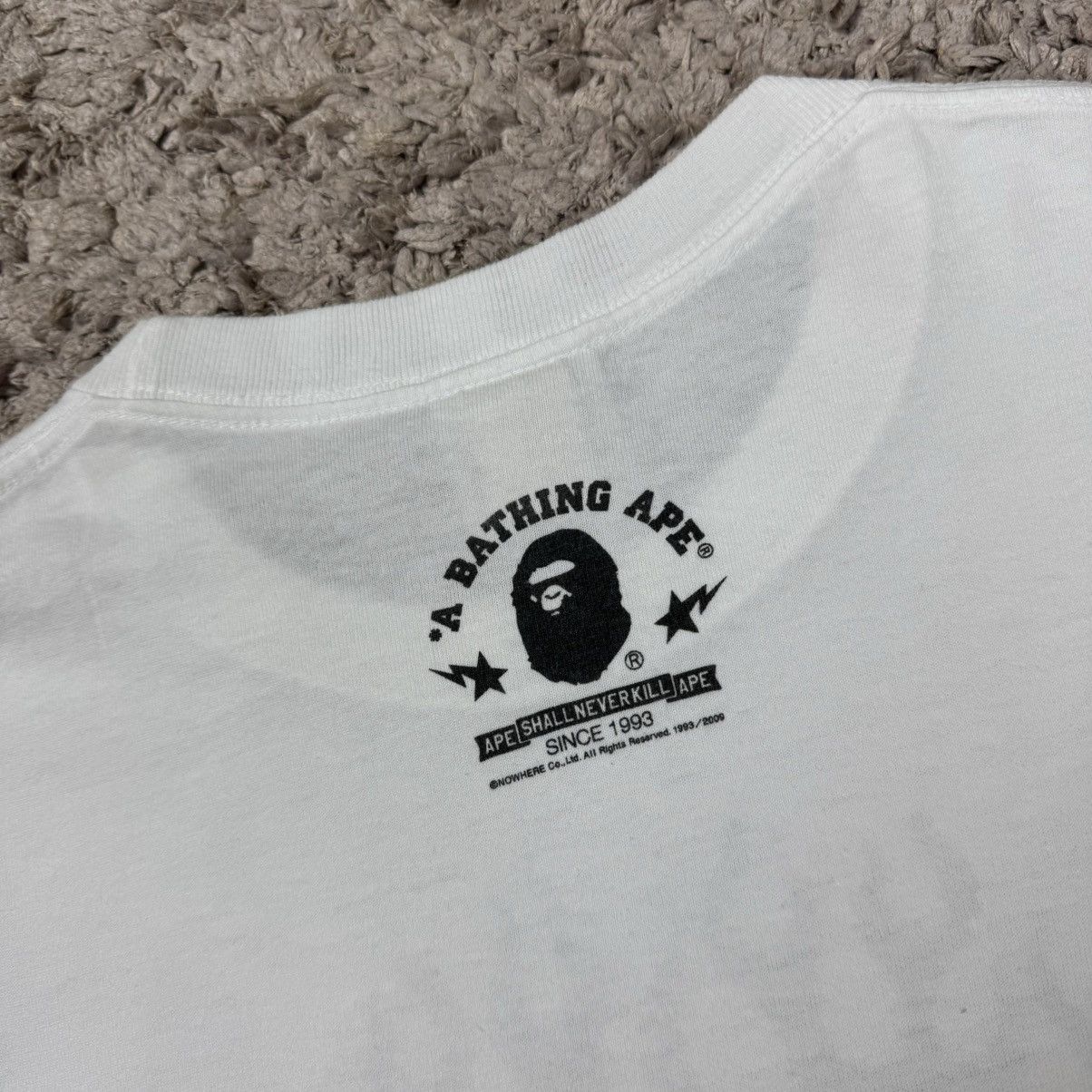 Bape Bape Baby Milo Flame Rare T-shirt Size US L / EU 52-54 / 3 - 13 Thumbnail