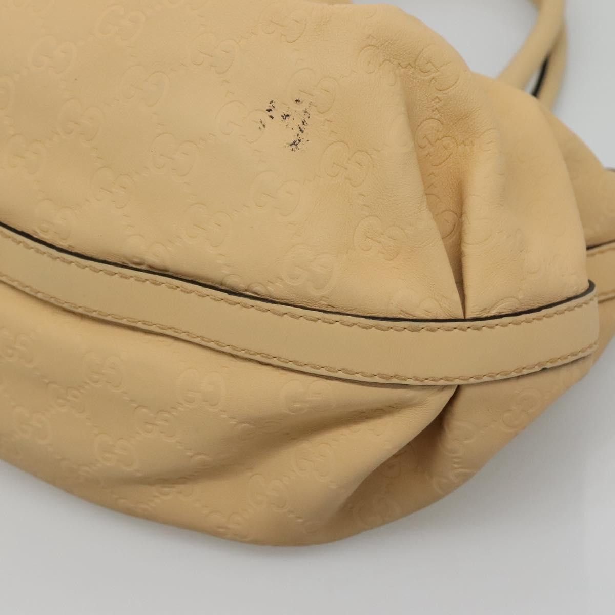 Gucci GUCCI GG Canvas Guccissima Tote Bag Leather Beige Gold Size ONE SIZE - 10 Thumbnail