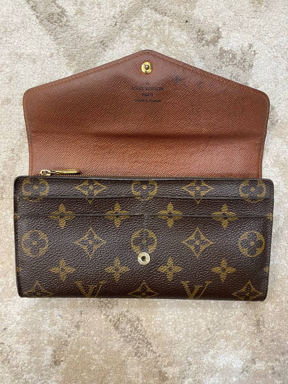 Louis Vuitton Louis Vuitton Monogram Portefeuille Sarah Long Wallet Size ONE SIZE - 3 Thumbnail