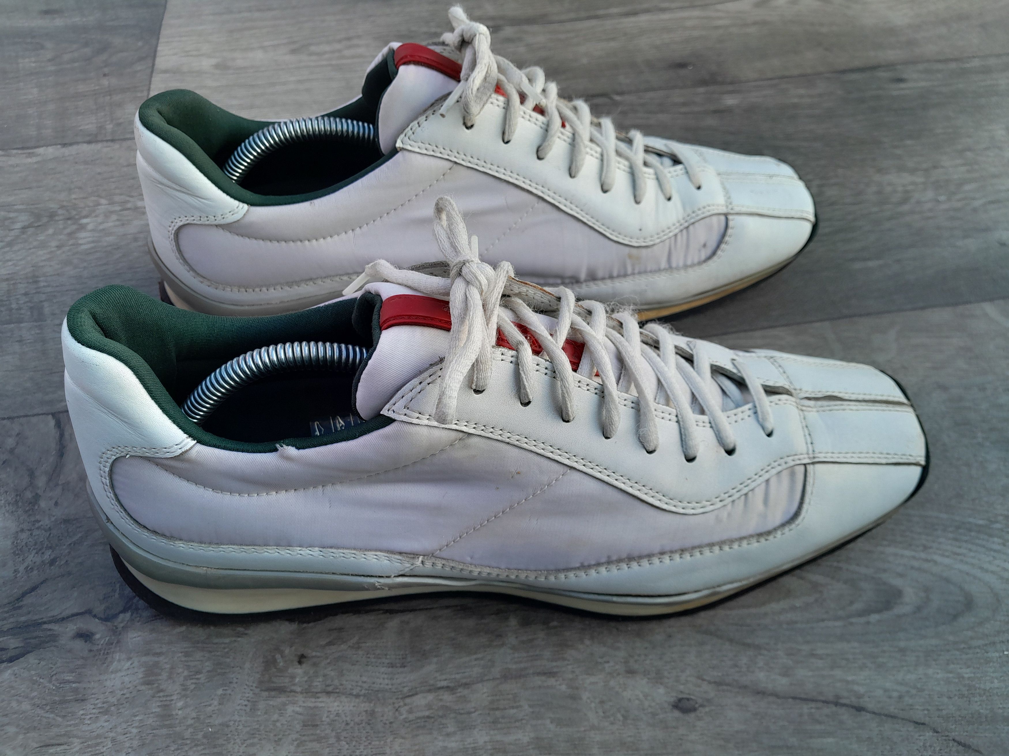 Prada PRADA Sneaker LUX ITALY Made white Men Leather/Nylon Size US 9 / EU 42 - 2 Thumbnail