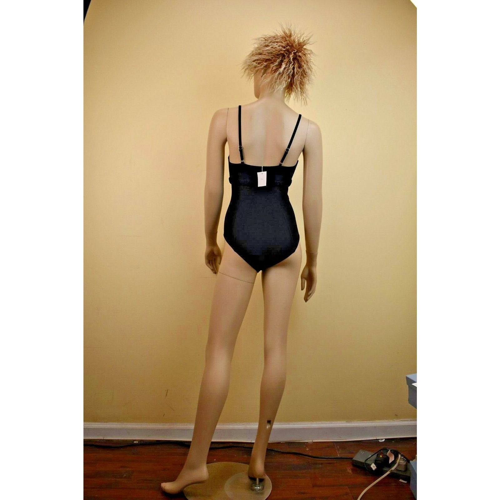Dior DIOR BLACK NYLON NON ADJUSTABL BELTED ONE PIECE SWIMSUIT 10 Size ONE SIZE - 8 Thumbnail
