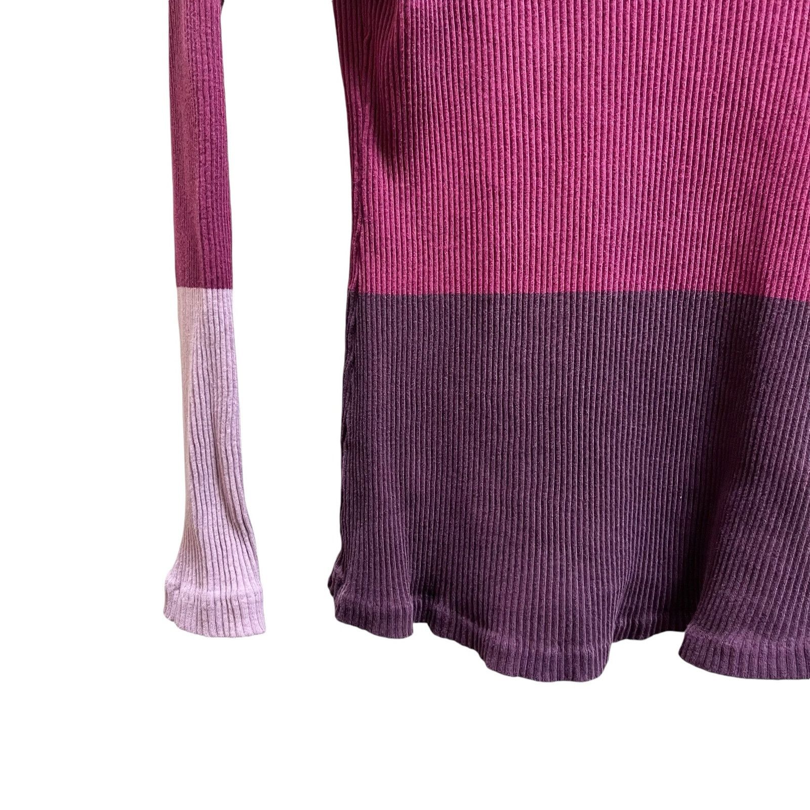 Hugo Boss BOSS Hugo Boss Emalee Grenadine Burgundy Color Block Sweater Size XL / US 12-14 / IT 48-50 - 5 Thumbnail