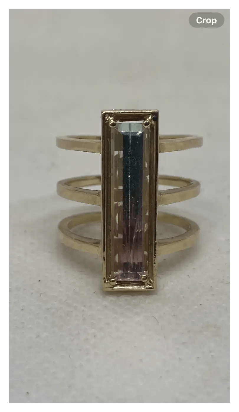 Other Watermelon Tourmaline Gold Ring | Santa Monica Style Size ONE SIZE - 4 Thumbnail