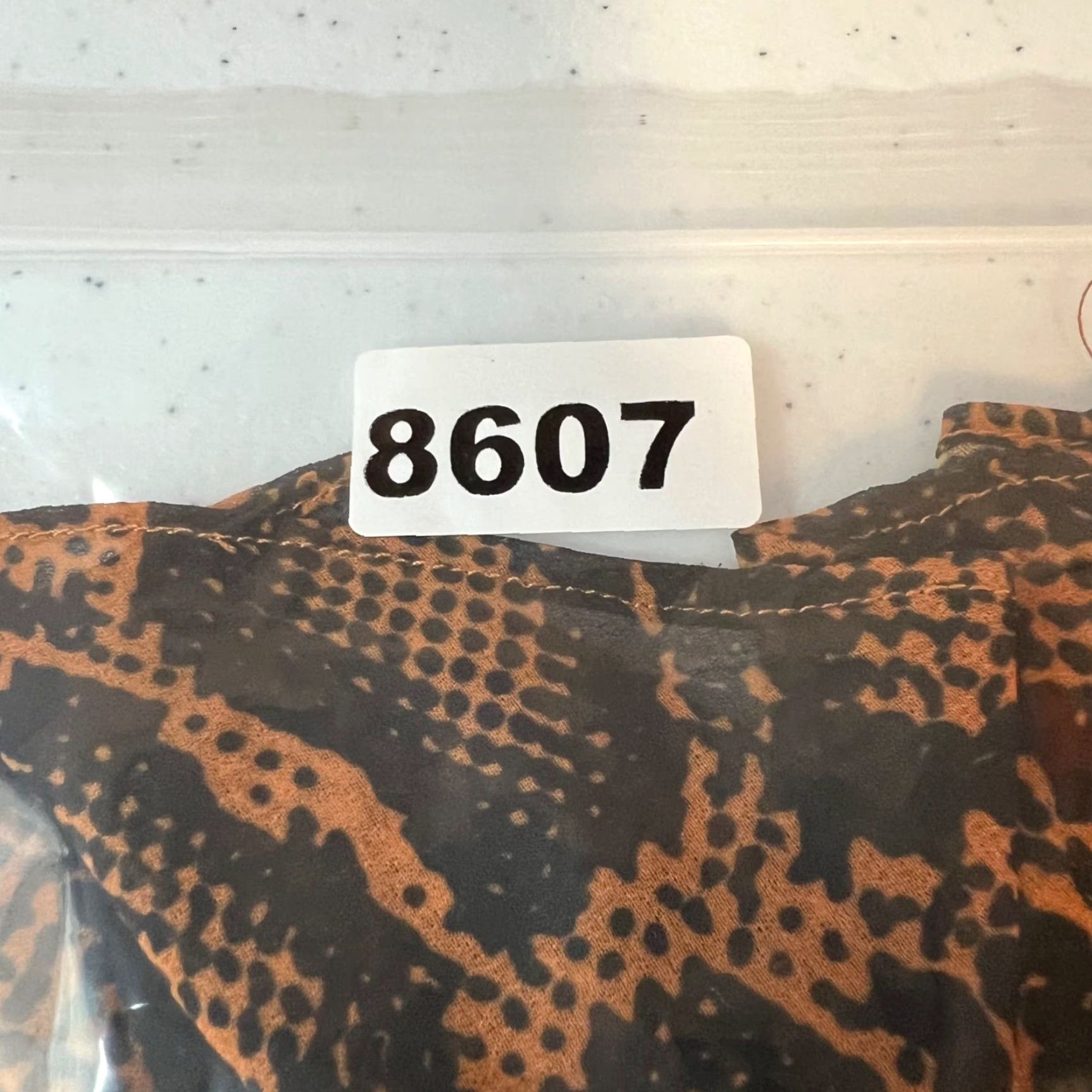 Vintage Finders Keepers Skirt Womens Size 4 Asymmetrical Snake Print Polyester Midi Orange Size 27" / US 4 / IT 40 - 7 Thumbnail