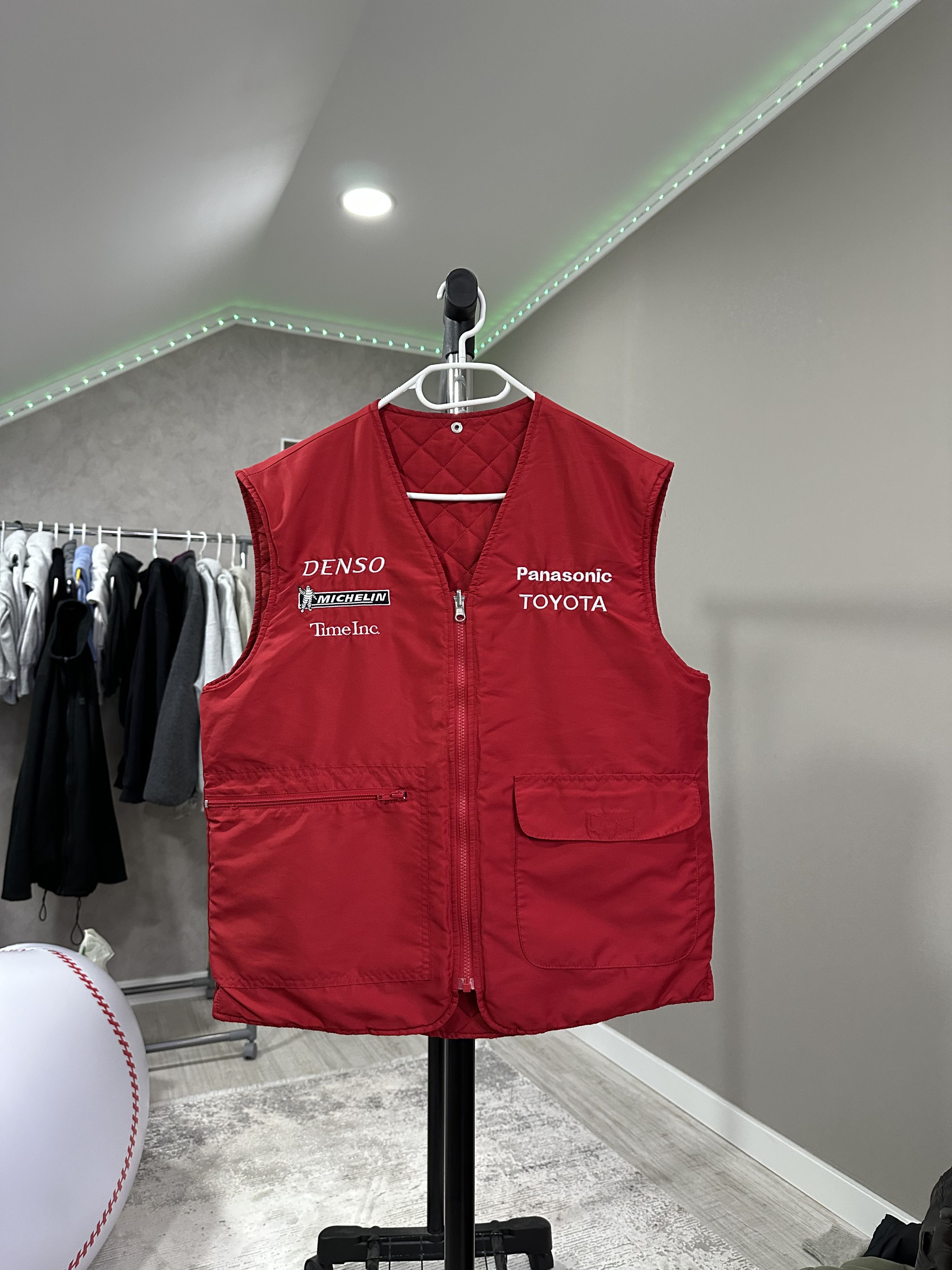 Formula 1 × NASCAR 🚨RARE🚨Vintage Toyota Panasonic Racing Vest Formula Uno Size US M / EU 48-50 / 2 - 4 Thumbnail