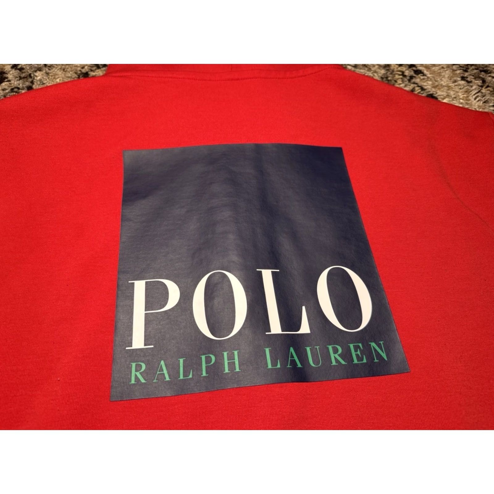 Polo Ralph Lauren Polo Ralph Lauren Hoodie Red Large Men’s Double Knit Tech Box Logo Full-Zip Hoodie L Red Mens Size US L / EU 52-54 / 3 - 2 Thumbnail