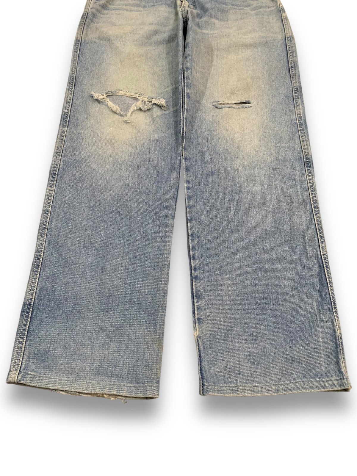JNCO Vintage Japanese Brand Pool Blue Wash Baggy Distressed Jeans Size US 32 / EU 48 - 8 Thumbnail