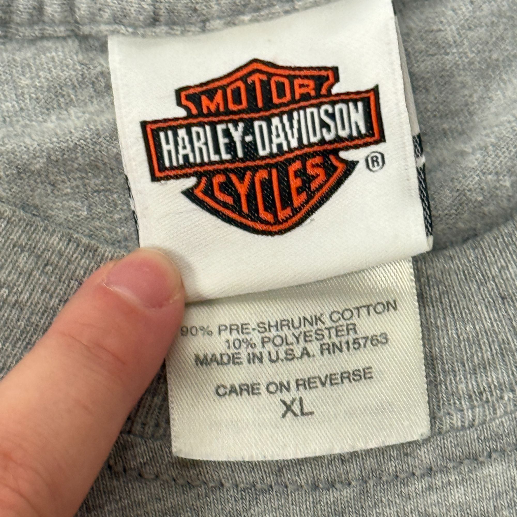 Harley Davidson H-D Motorcycle Mike Bruno's BAYOU COUNTRY LA SWAMP Biker Tee Size US XL / EU 56 / 4 - 7 Thumbnail