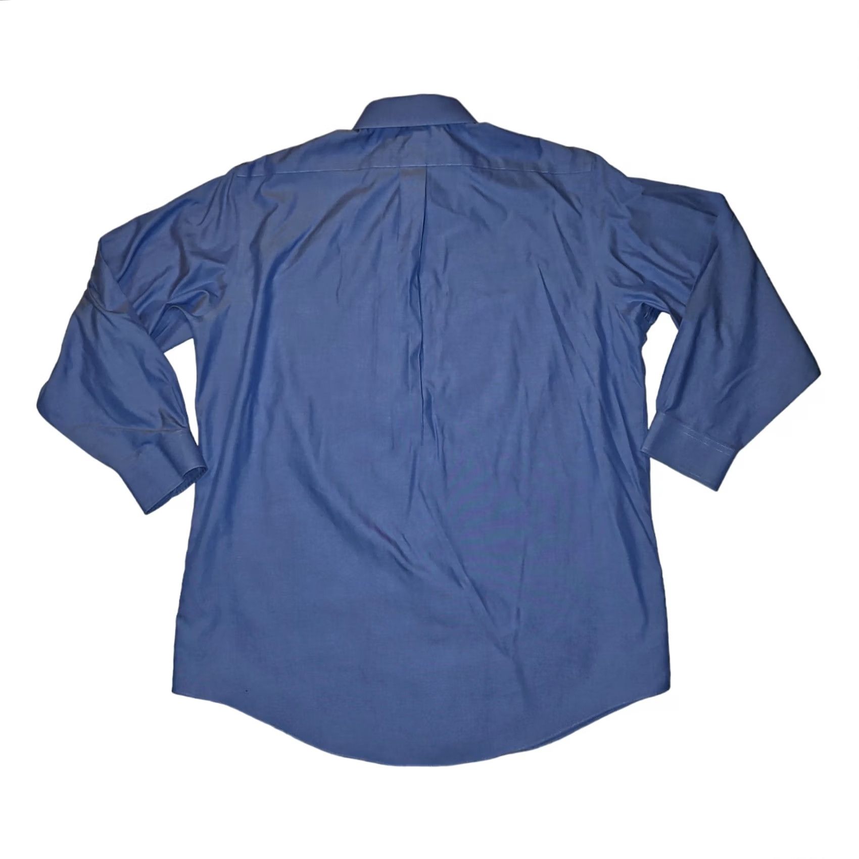 Brooks Brothers Brooks Brothers Non-Iron Supima Cotton Button Up Long Sleeve Dress Shirt Blue Mens 16 1/2 33 Regular Fit Collared Business Casual Classic Modern Size US XS / EU 42 / 0 - 8 Thumbnail