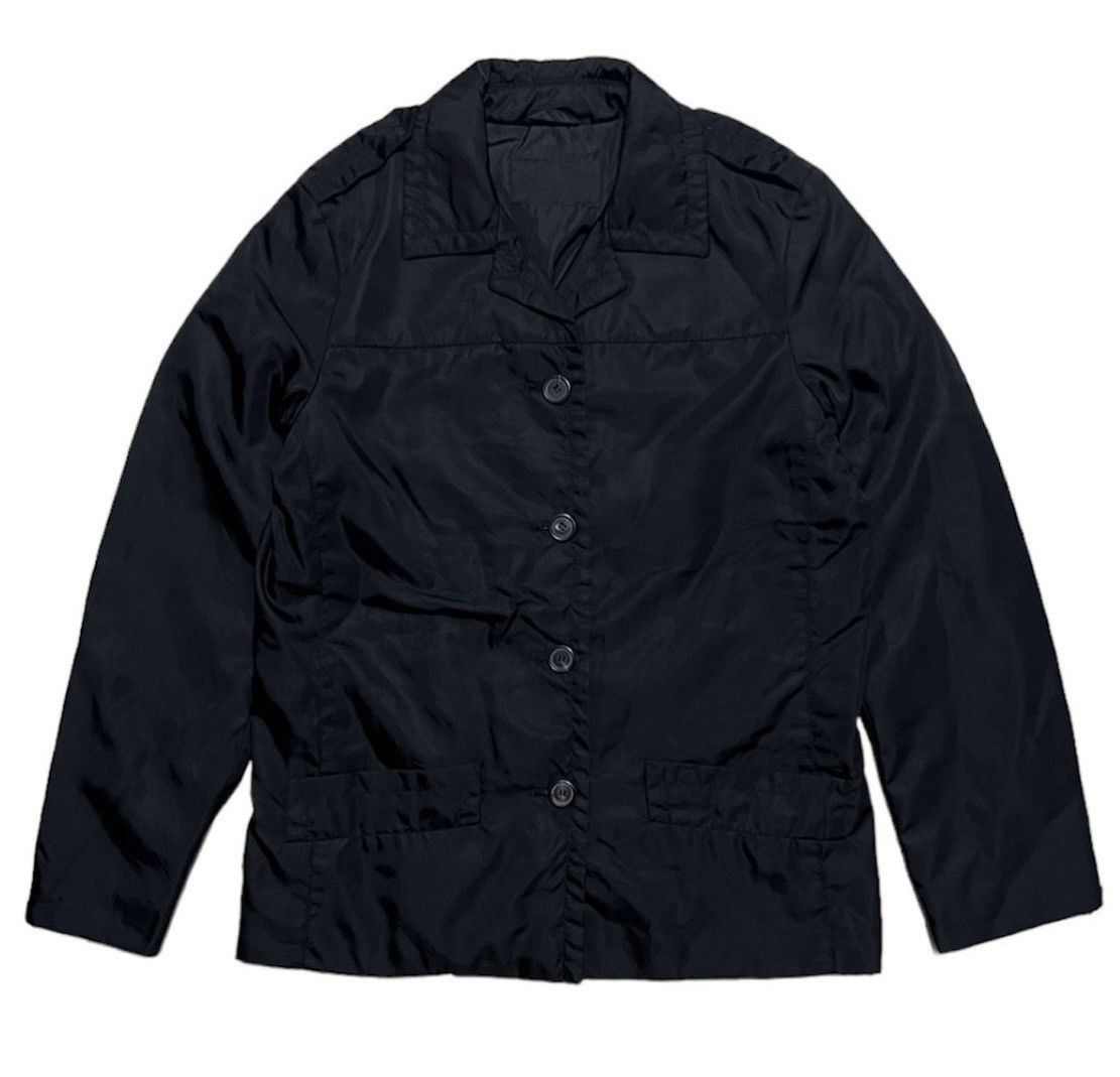 ジャケット・アウター PRADA MILITARY JAKET Pre-Owned Prada Black Military Jacket - Cargo Details