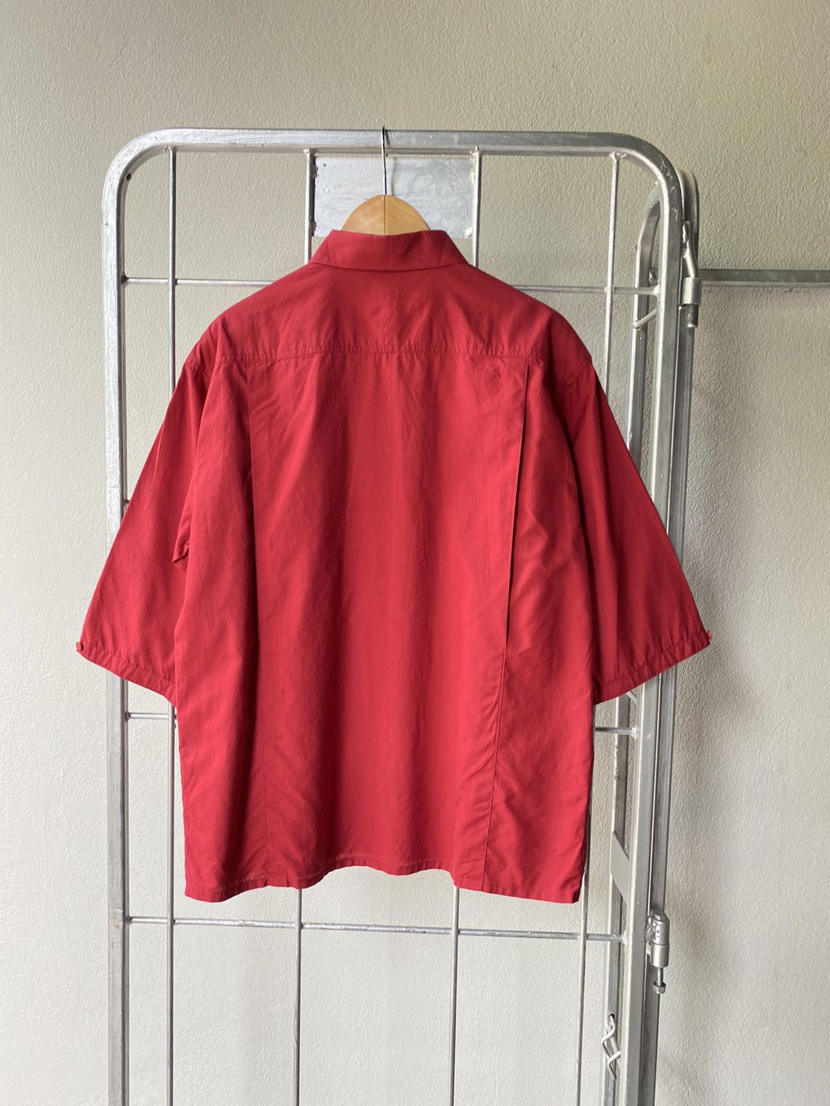 Dior Christian Dior vintage red cardinal shirt Size L / US 10 / IT 46 - 7 Thumbnail