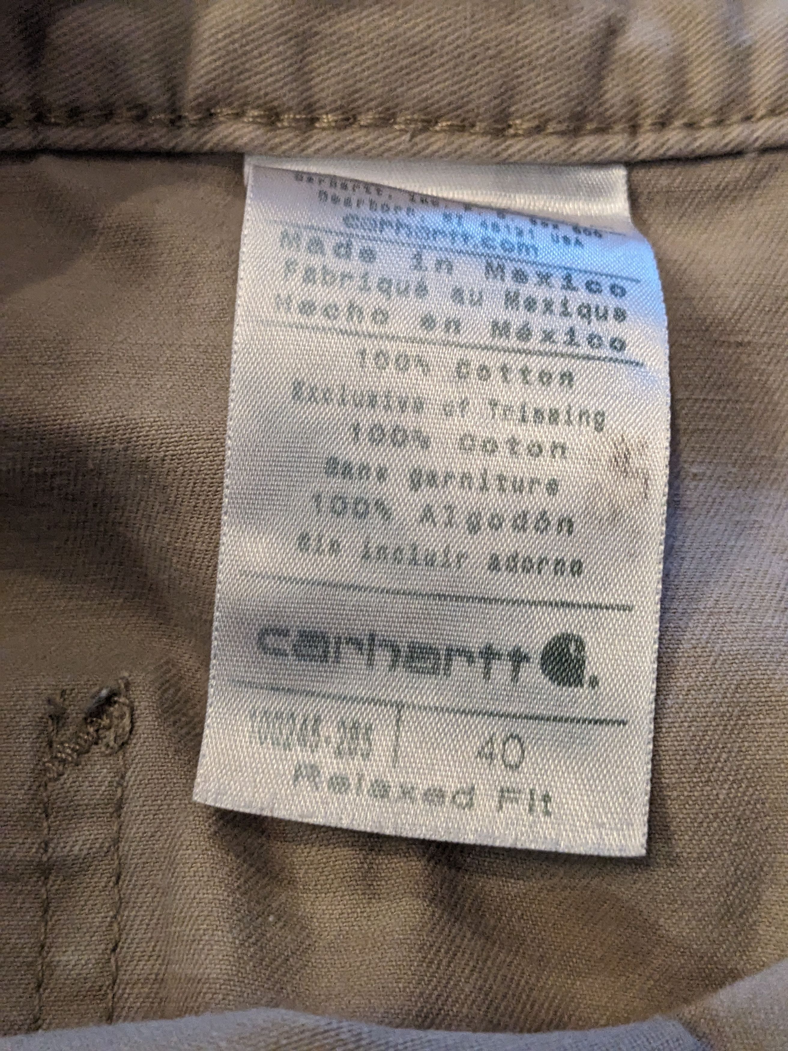 Carhartt × Vintage Carhartt Relaxed Fit Tan Size 40 Shorts Size US 40 / EU 56 - 5 Thumbnail