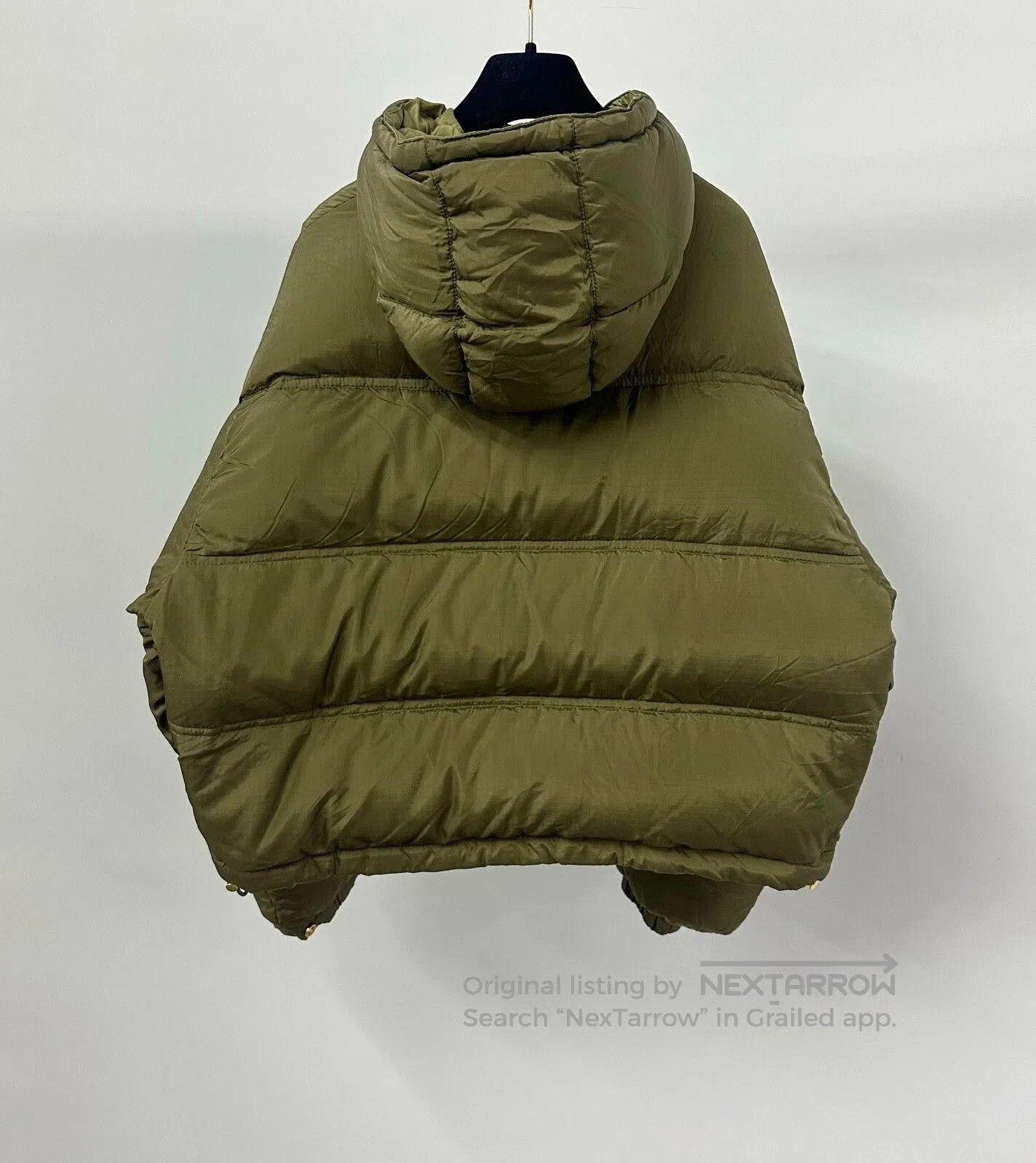 Celine Celine Olive Green Hooded Down Jacket. Size S / US 4 / IT 40 - 2 Thumbnail