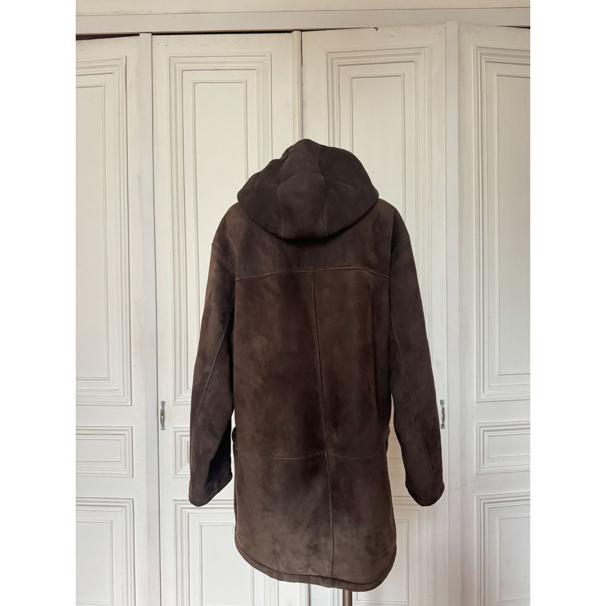 Yves Saint Laurent Brown Suede Shearling Coat Size US M / EU 48-50 / 2 - 4 Thumbnail