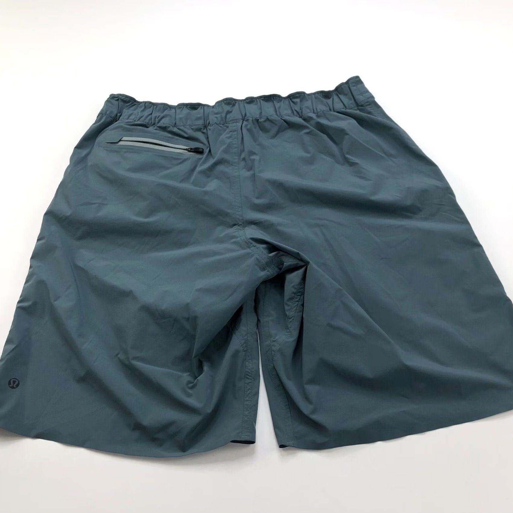 Lululemon Lululemon Shorts 36 Casual Regular Inseam 11" Elastic Waist Belt Loops Nylon Polyester Spandex 90s VTG Blue Mens Size US 36 / EU 52 - 5 Thumbnail