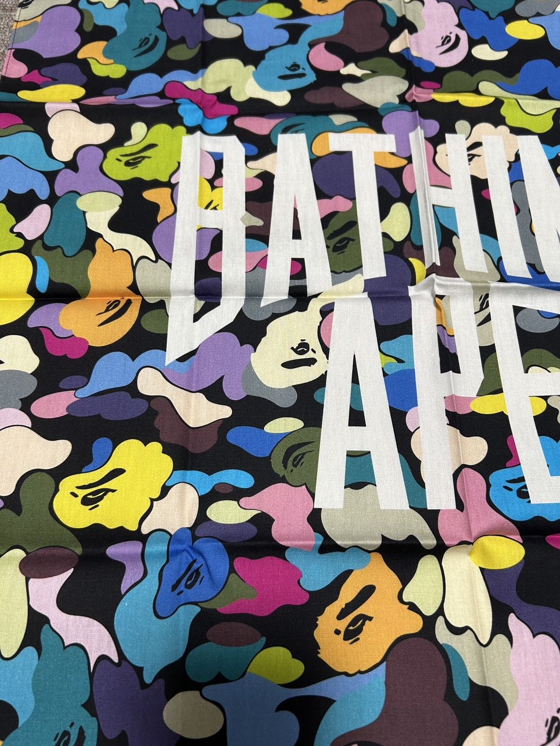 Bape NEW BAPE MULTI CAMO NYC LOGO BANDANA Size ONE SIZE - 10 Thumbnail