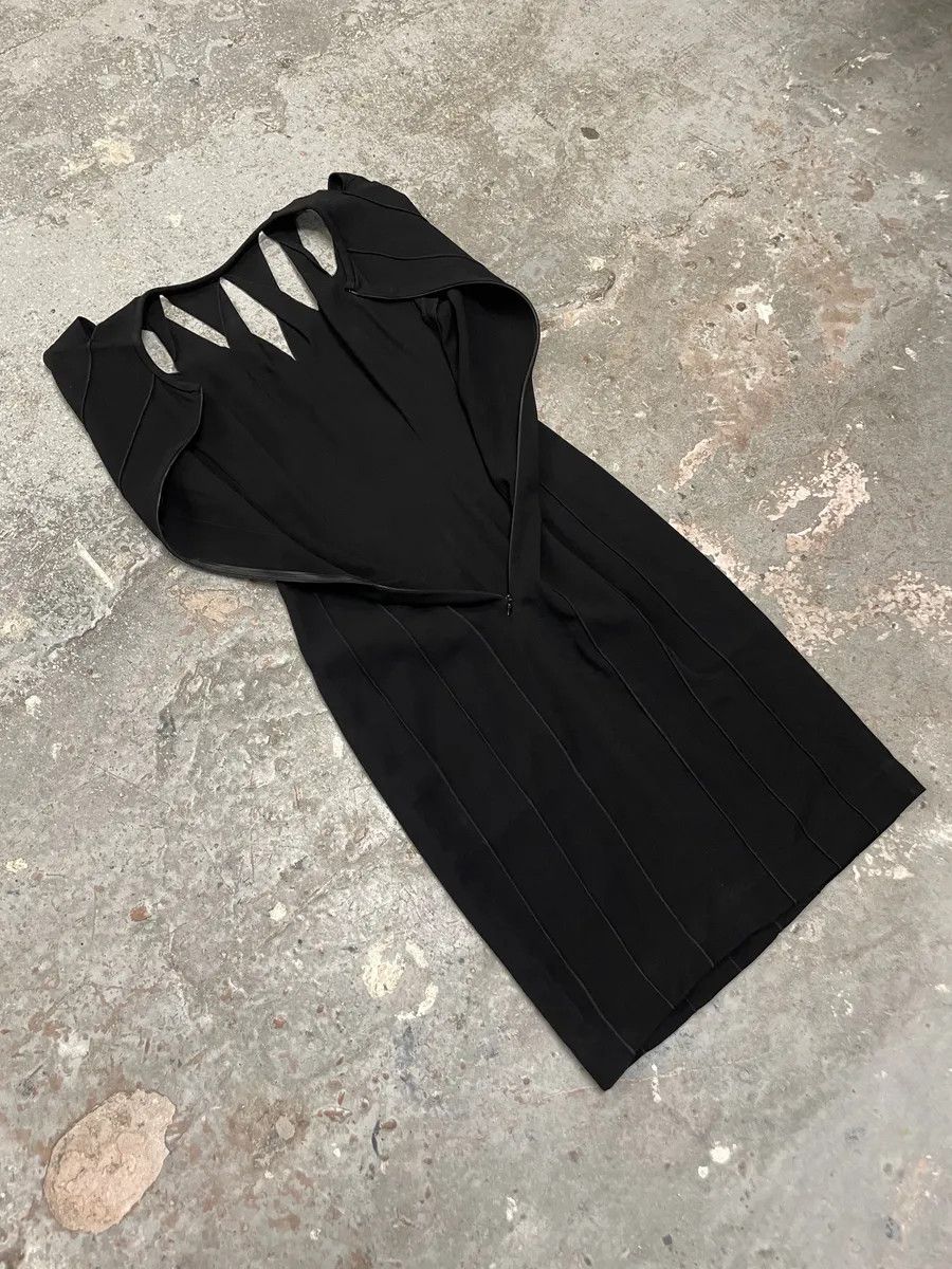 Designer × Vintage 2000s Plein Sud Back Zip Lined Minimalist Dress Size M / US 6-8 / IT 42-44 - 4 Thumbnail