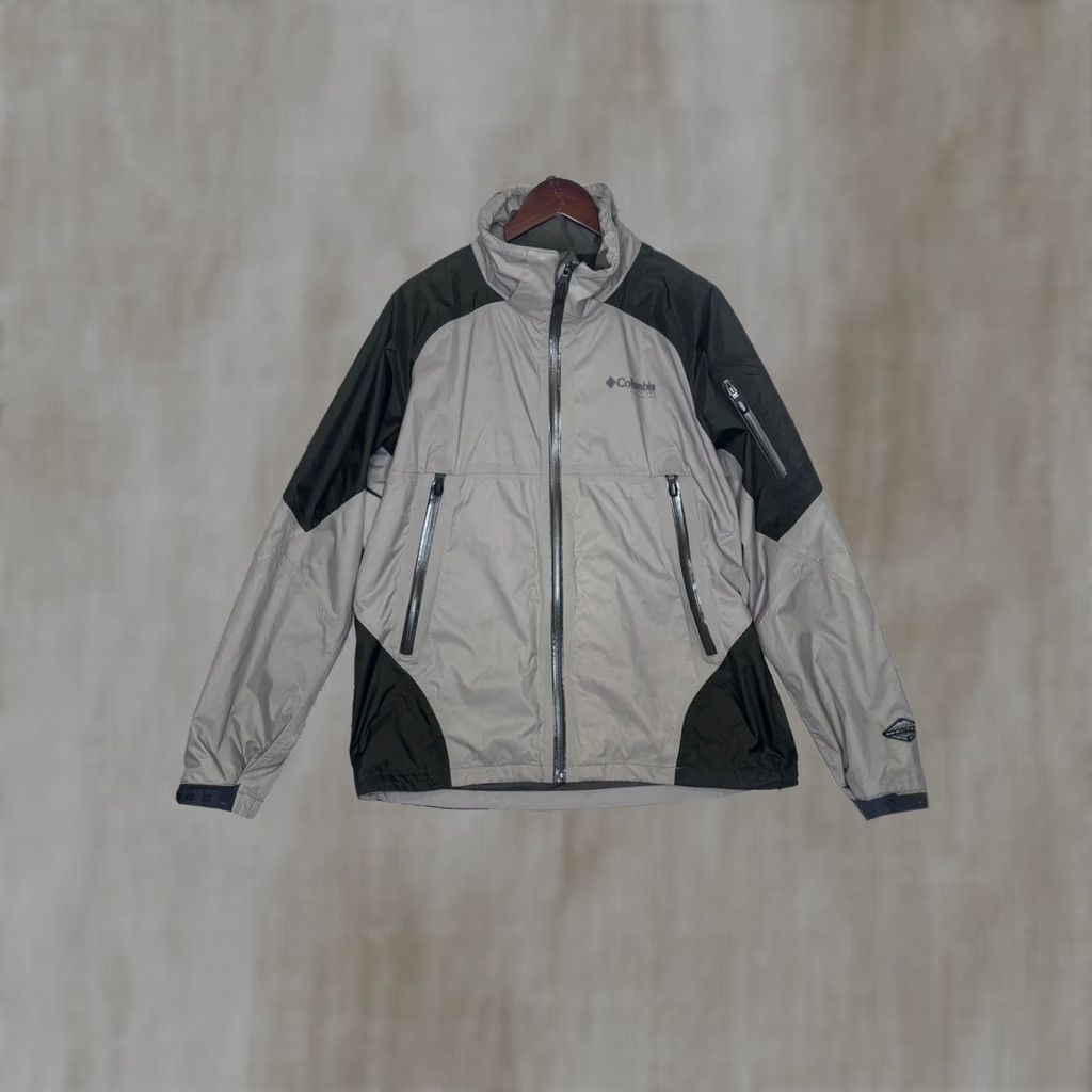 Vintage Columbia Titanium Men's L Interchange Jacket Light Gray Dark Gray Zip Up Size US L / EU 52-54 / 3 - 1 Thumbnail
