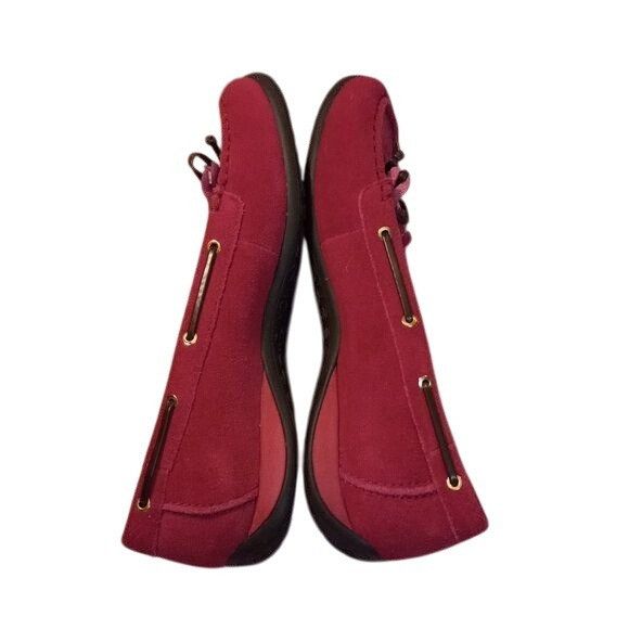 Vionic Vionic Size 8.5 Orthaheel Kiltie Pink Suede Moccasin Loafers Size US 8.5 / IT 38.5 - 3 Thumbnail
