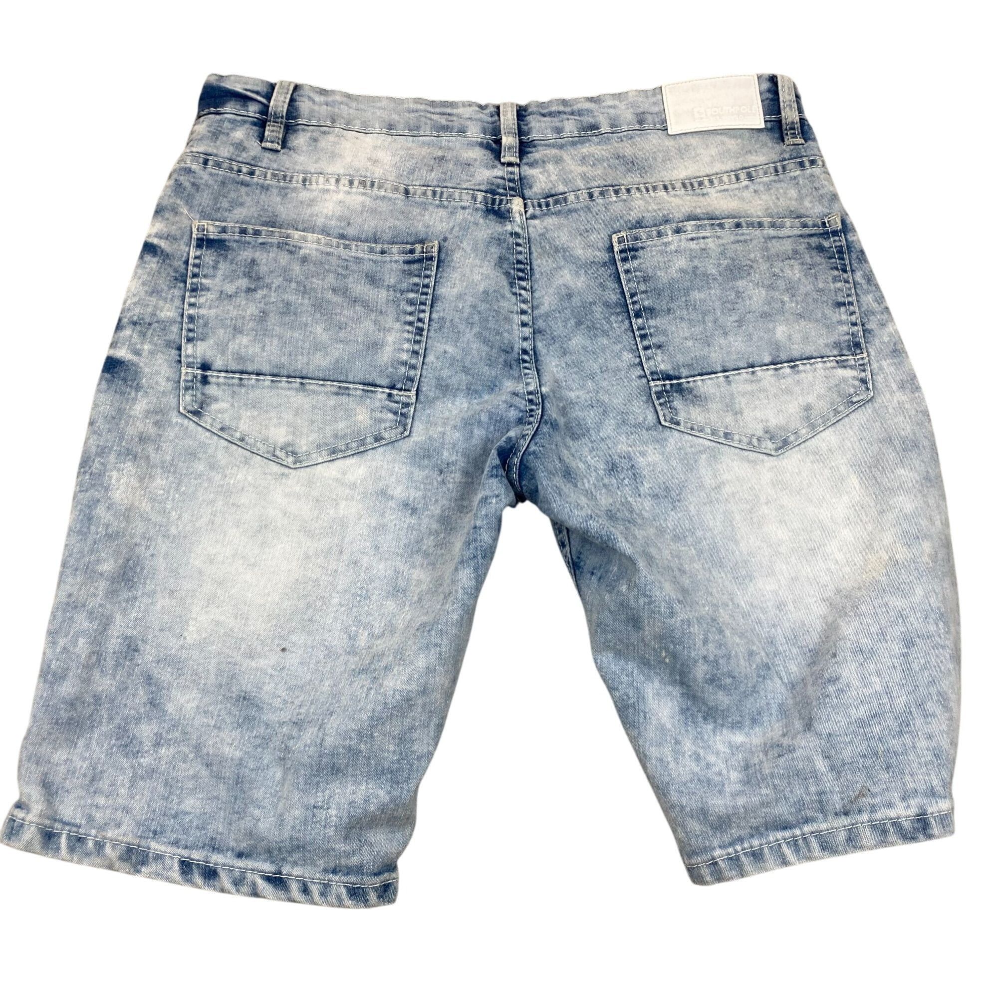 Southpole Southpole Mens Shorts Size 32 Slim Fit Acid Washed Retro Y2K Size US 32 / EU 48 - 2 Thumbnail