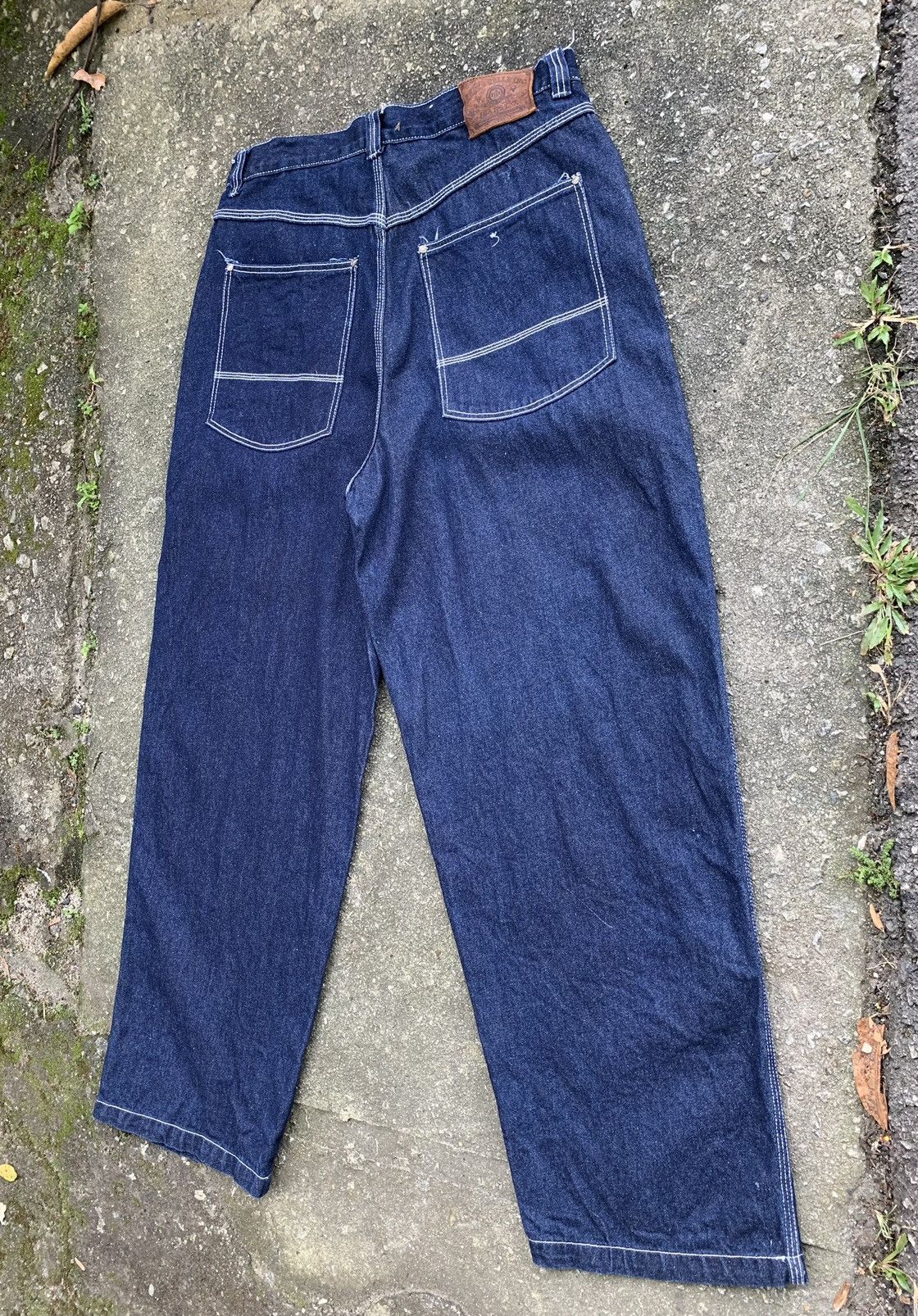 JNCO × Marc Buchanan × Pelle Pelle Vintage 90s Pelle Pelle Marc Buchanan Baggy Jeans Pants Size US 34 / EU 50 - 7 Thumbnail