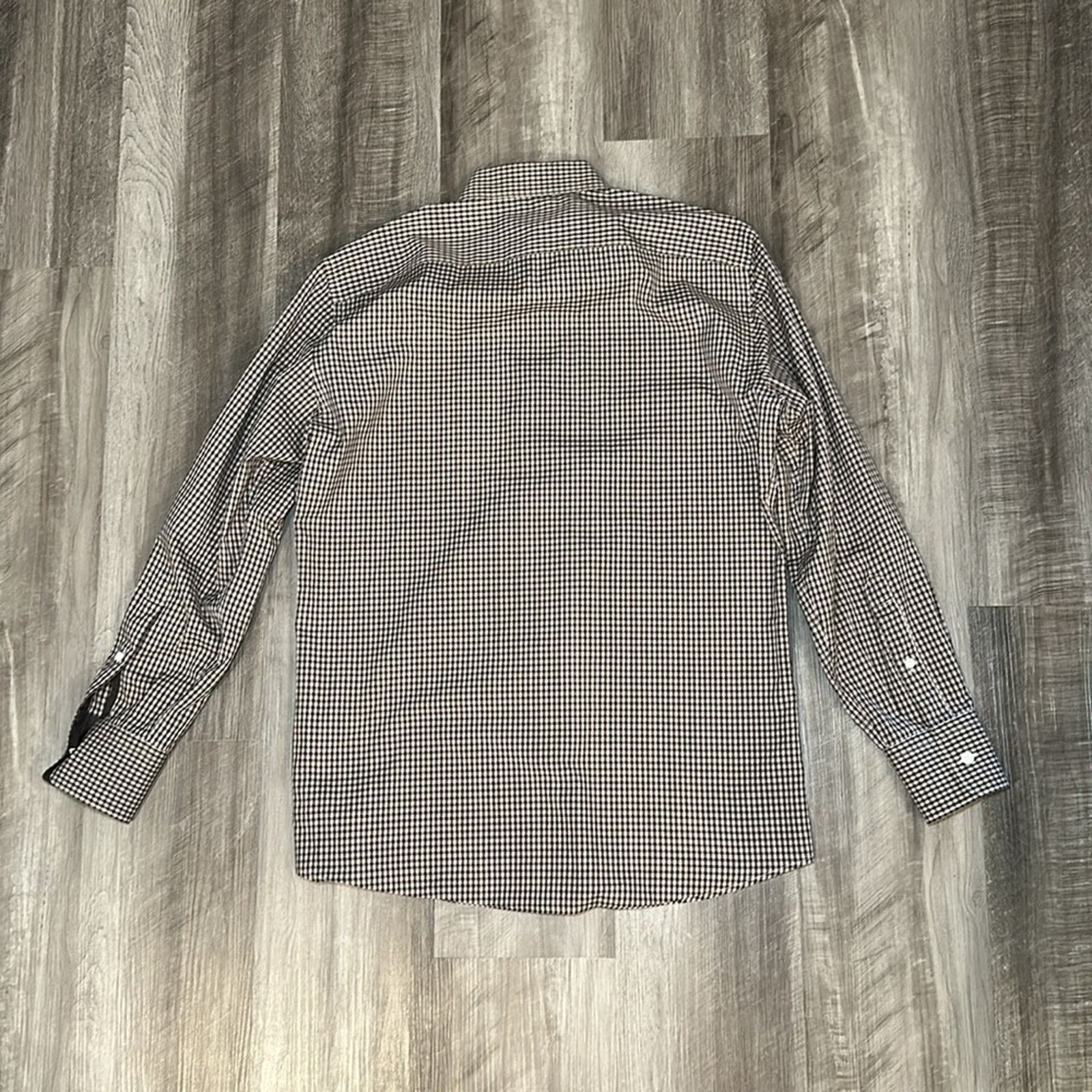 Ermenegildo Zegna Ermenegildo Zegna Brown Checkered Long Sleeve - Medium Size US M / EU 48-50 / 2 - 3 Thumbnail