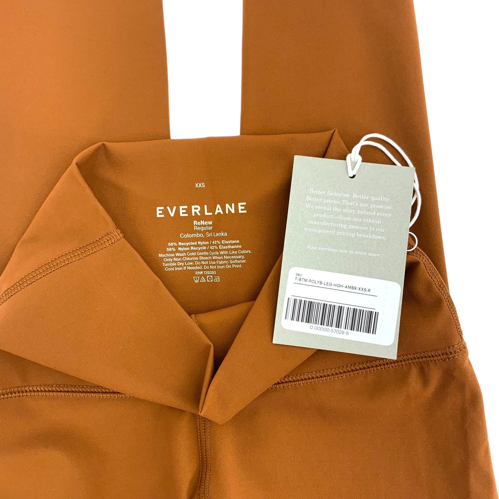 Everlane Everlane Renew The Perform Legging Amber Rust Size XXS NWT Size 24" / US 00 / IT 34 - 3 Thumbnail