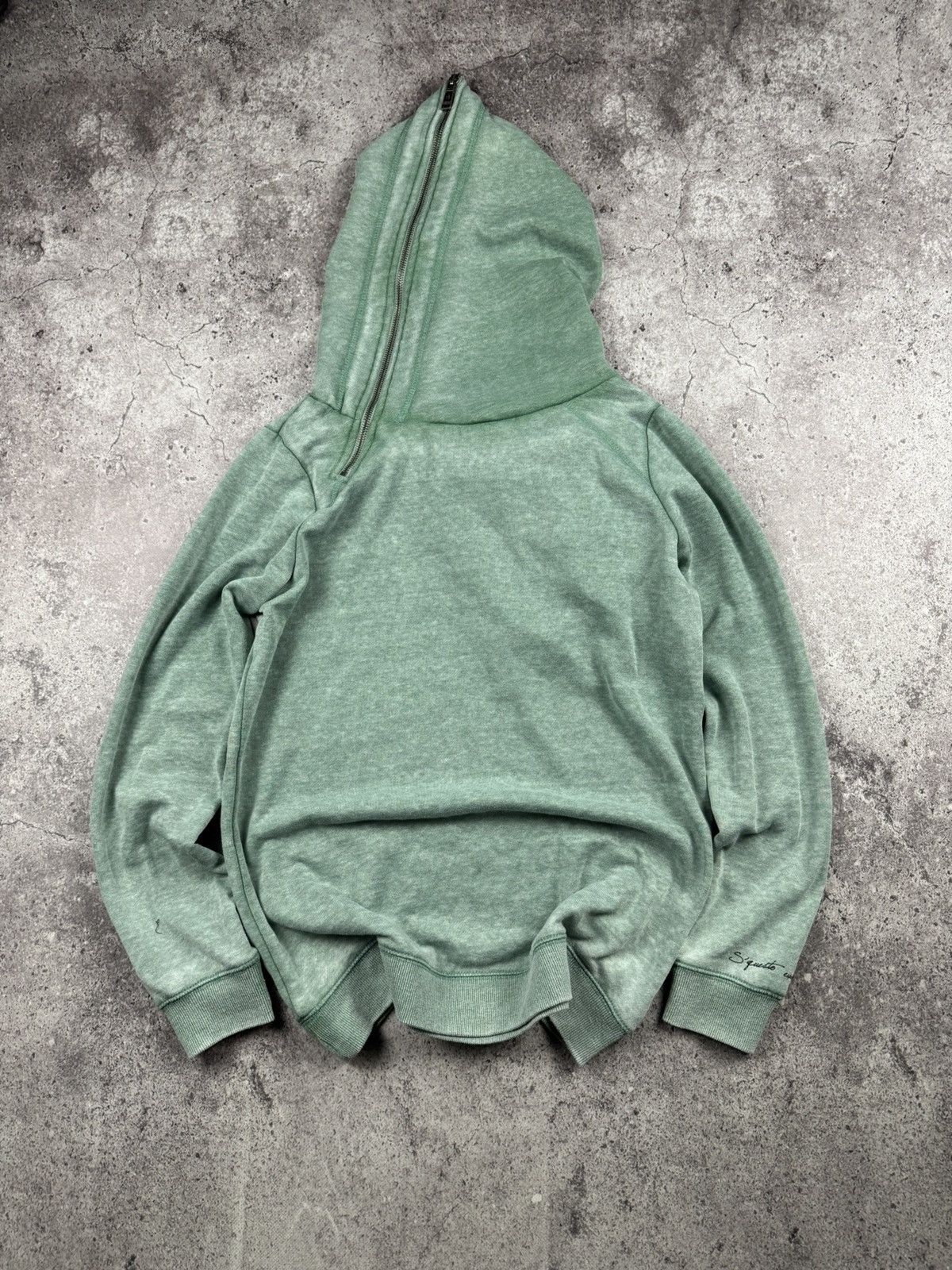 Hysteric Glamour VTG Y2K RICK OWENS STYLE AVANT GARDE ASSYMETRICAL ZIP HOODIE Size US M / EU 48-50 / 2 - 1 Thumbnail