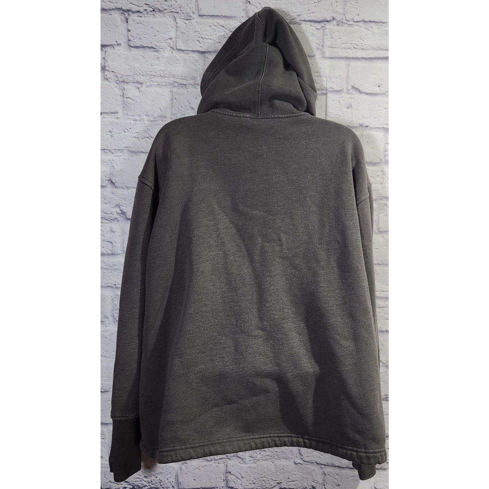 Other Lady Foot Locker Sport Gray 1/4 Zip Hoodie Large Lightweight Size L / US 10 / IT 46 - 2 Thumbnail