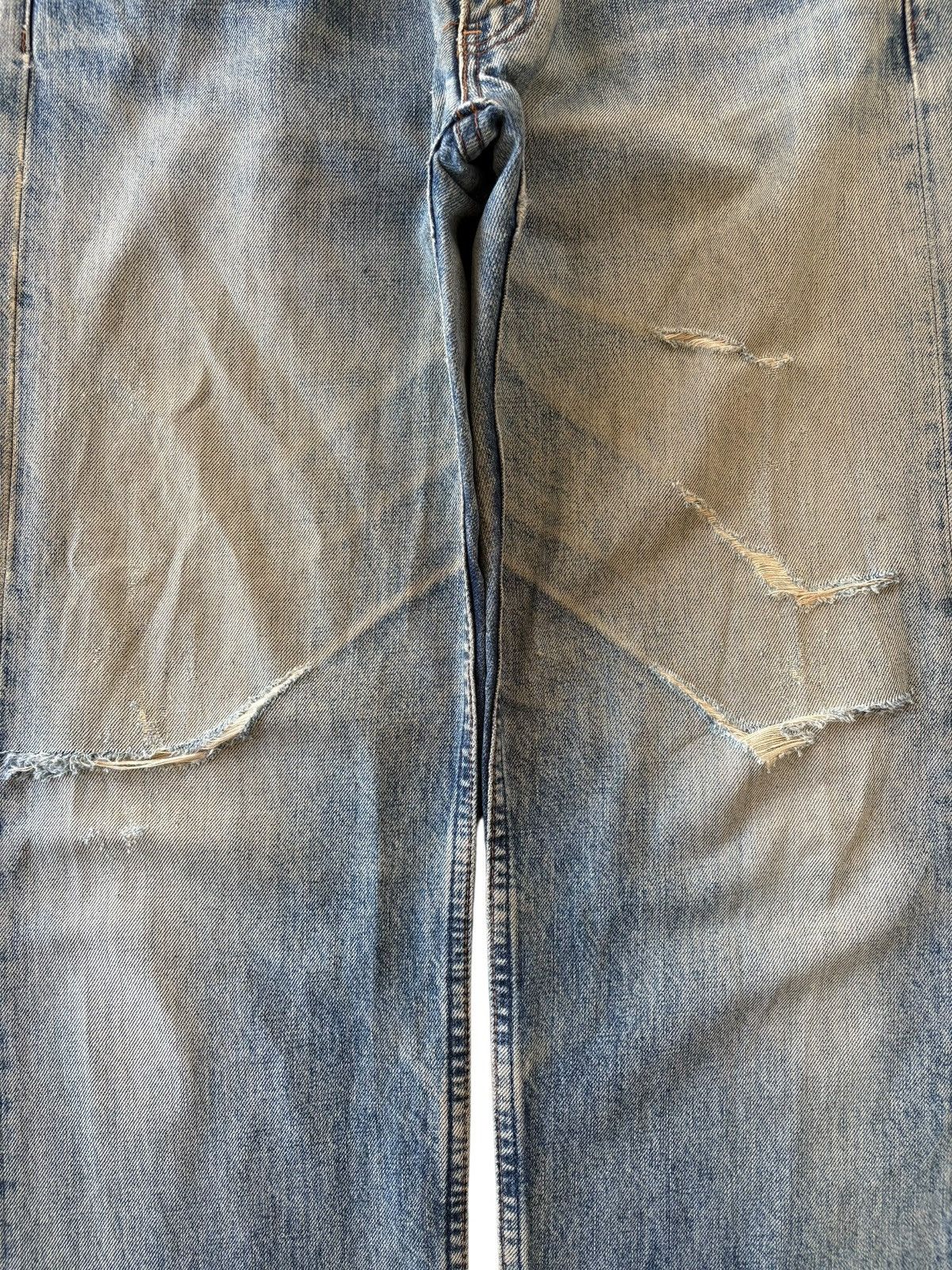 Levi's Vintage 90s Levis 503 Rusty Mud Wash Distress Baggy Jeans Size US 31 - 5 Thumbnail
