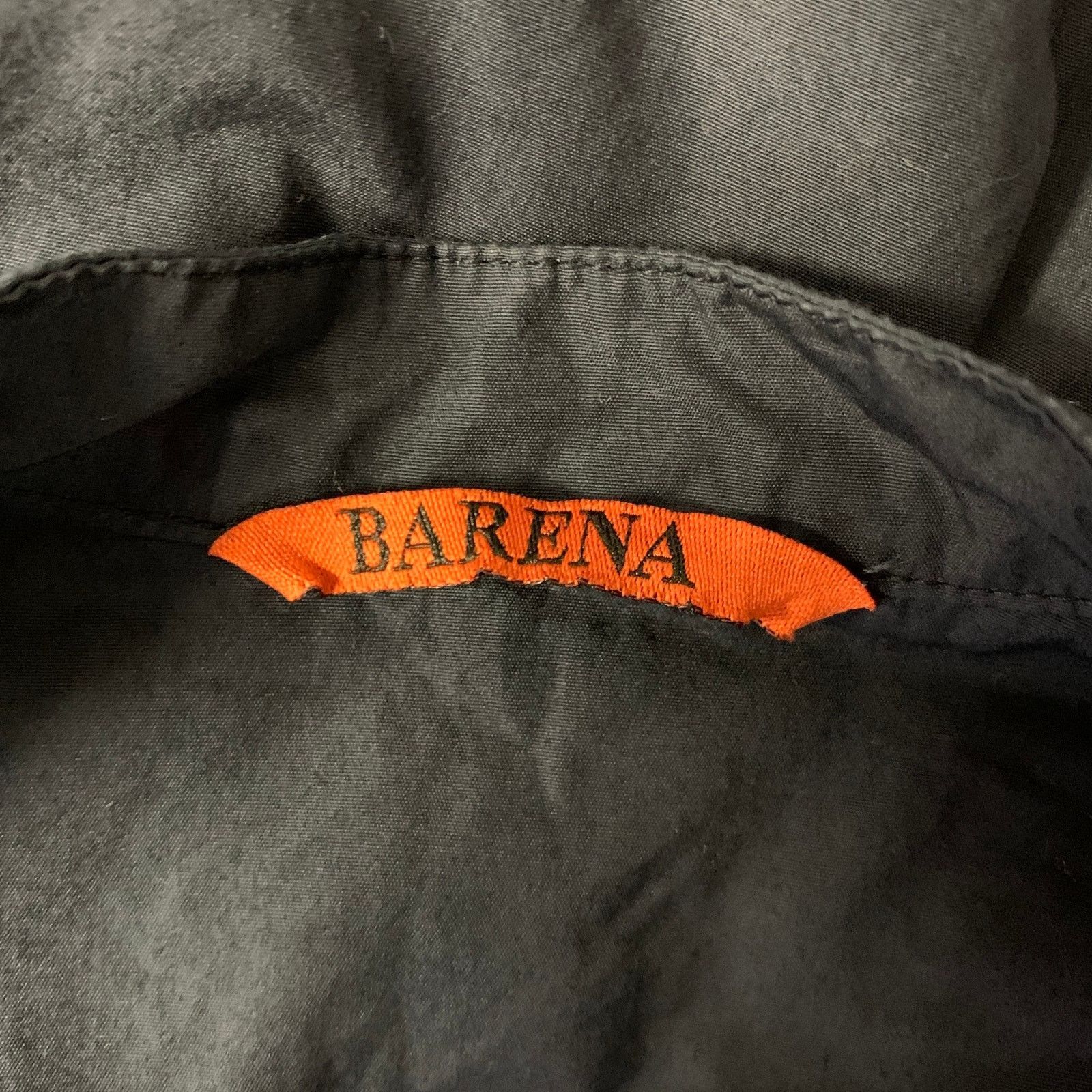 Barena BARENA Size XL Navy Cotton Band Collar Long Sleeve Shirt Size US XL / EU 56 / 4 - 5 Thumbnail