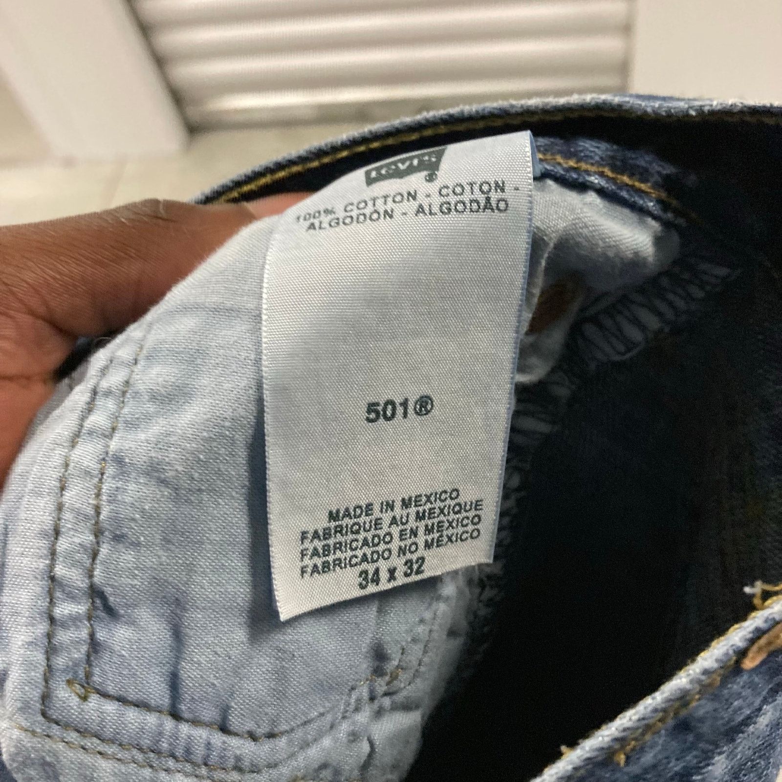 Levi's × Vintage Y2K Levi’s 501 button fly western Jeans 34x32 Size US 34 / EU 50 - 5 Thumbnail