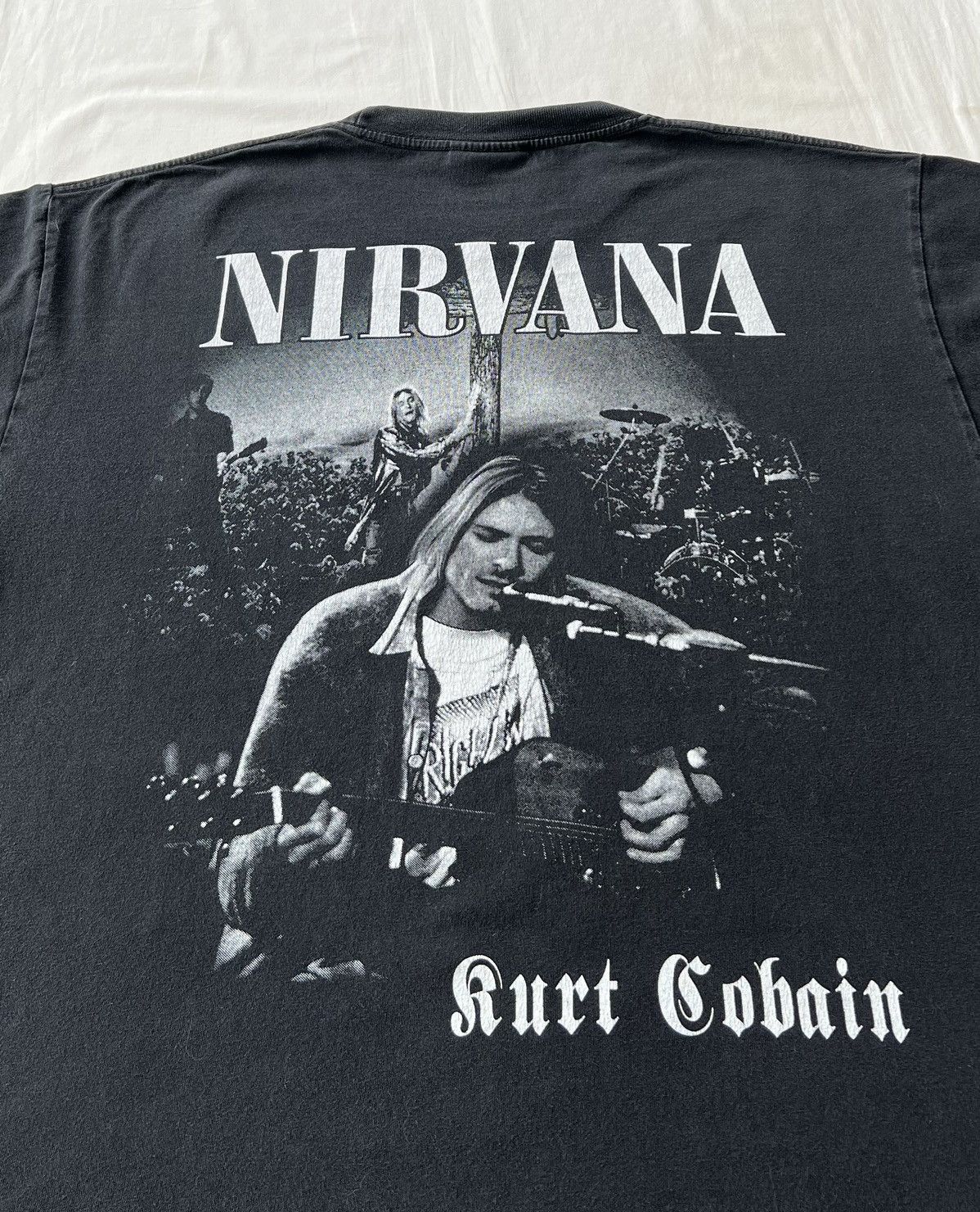 Band Tees Vintage 90s Nirvana Kurt Cobain MTV Unplugged Boot Size US L / EU 52-54 / 3 - 16 Thumbnail