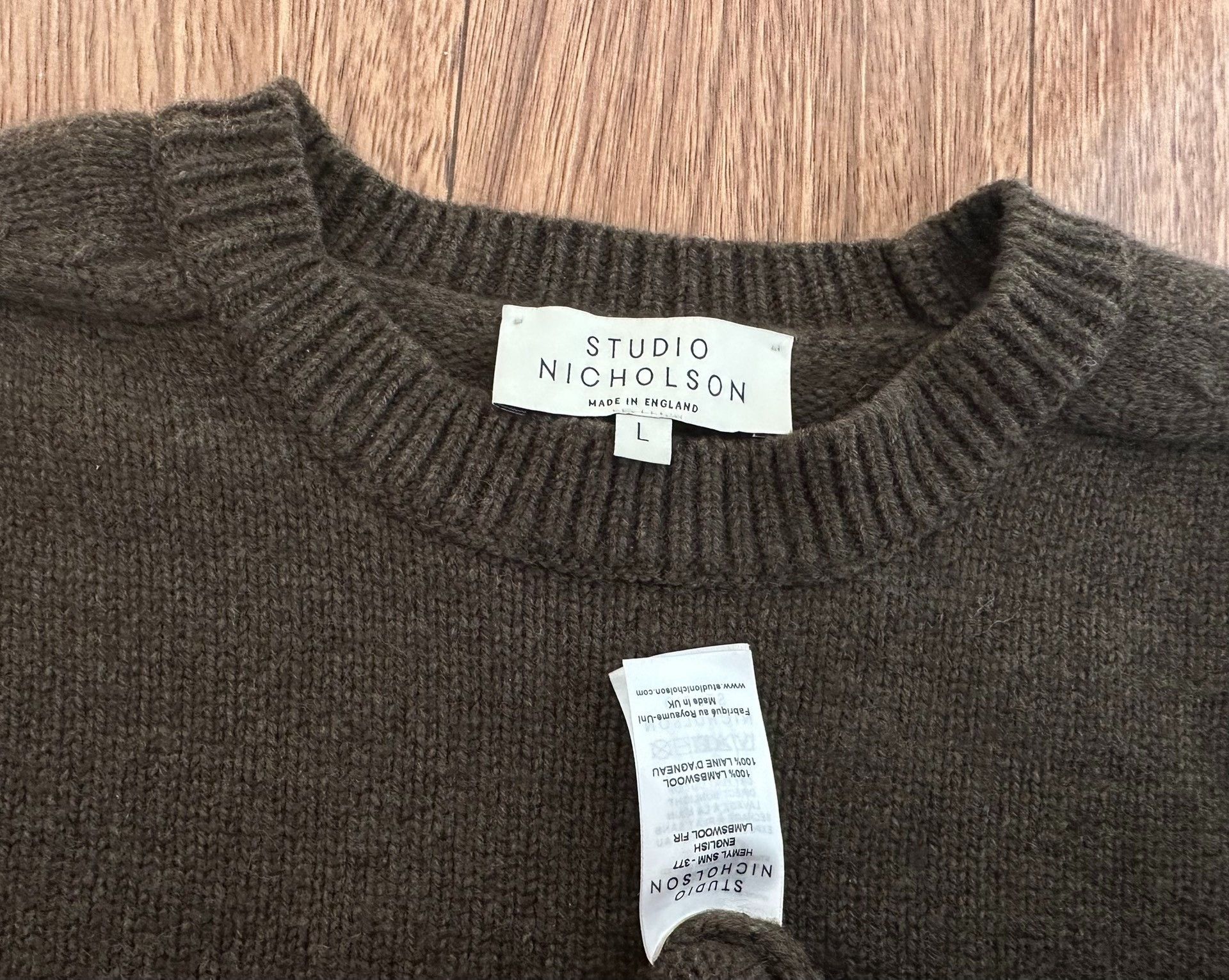 Studio Nicholson Studio Nicholson Guernsey Jumper Size US L / EU 52-54 / 3 - 2 Thumbnail
